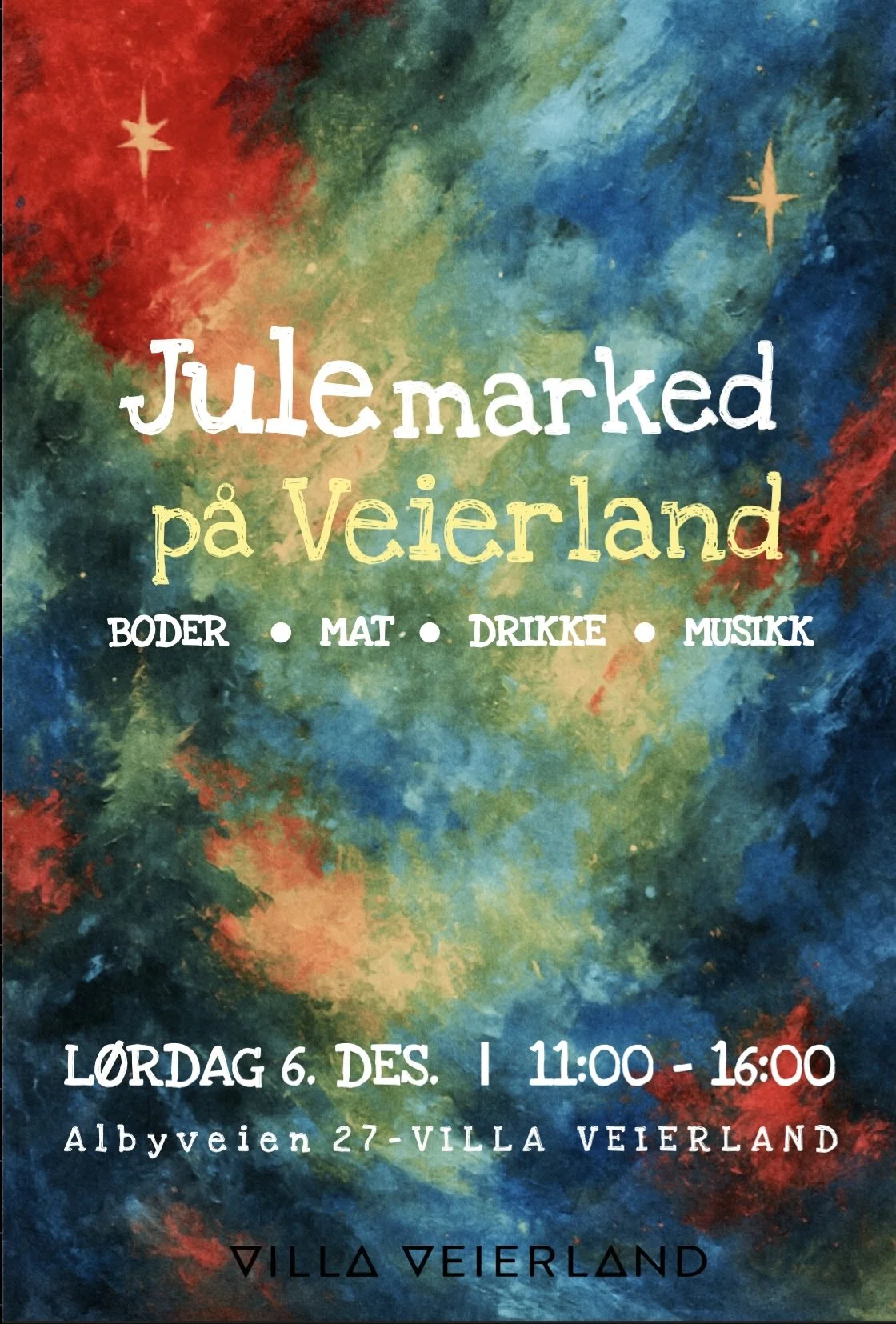 Julemarked på Veierland