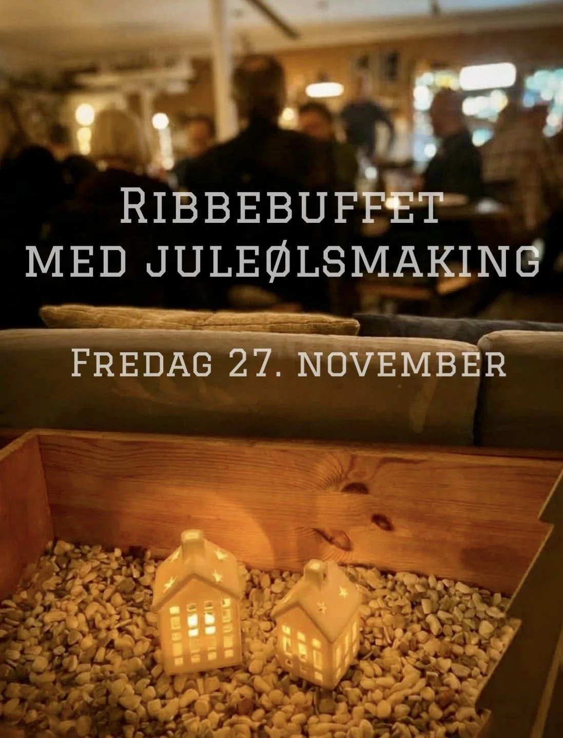 Ribbebuffet med juleølsmaking