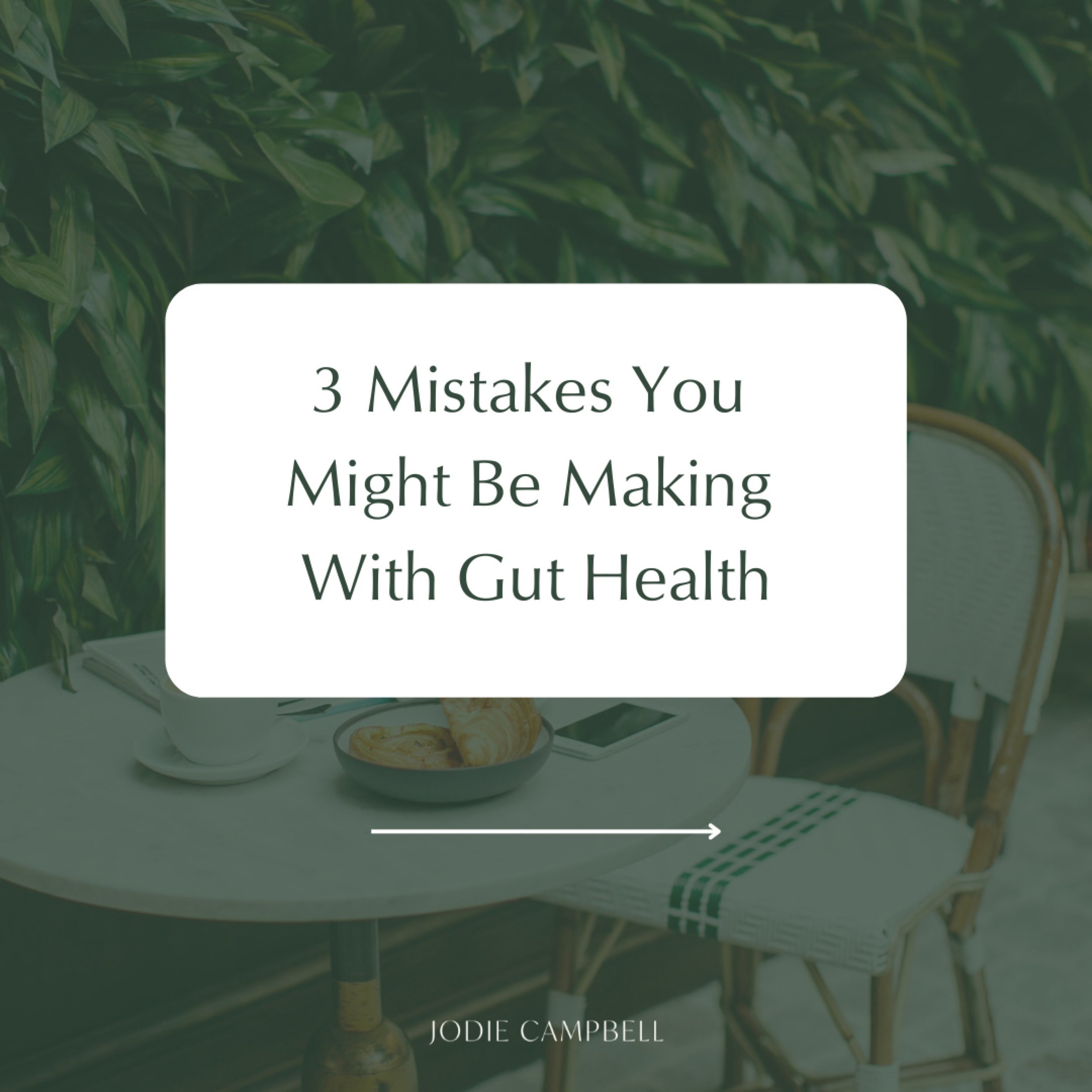 Let&rsquo;s double check to make sure none of these mistakes apply to you. 

Because at one time in my life when dealing with IBS I would have honestly answered NO to all three. 

Only to find out years later that I had made these mistakes...⠀⠀⠀⠀⠀⠀⠀⠀