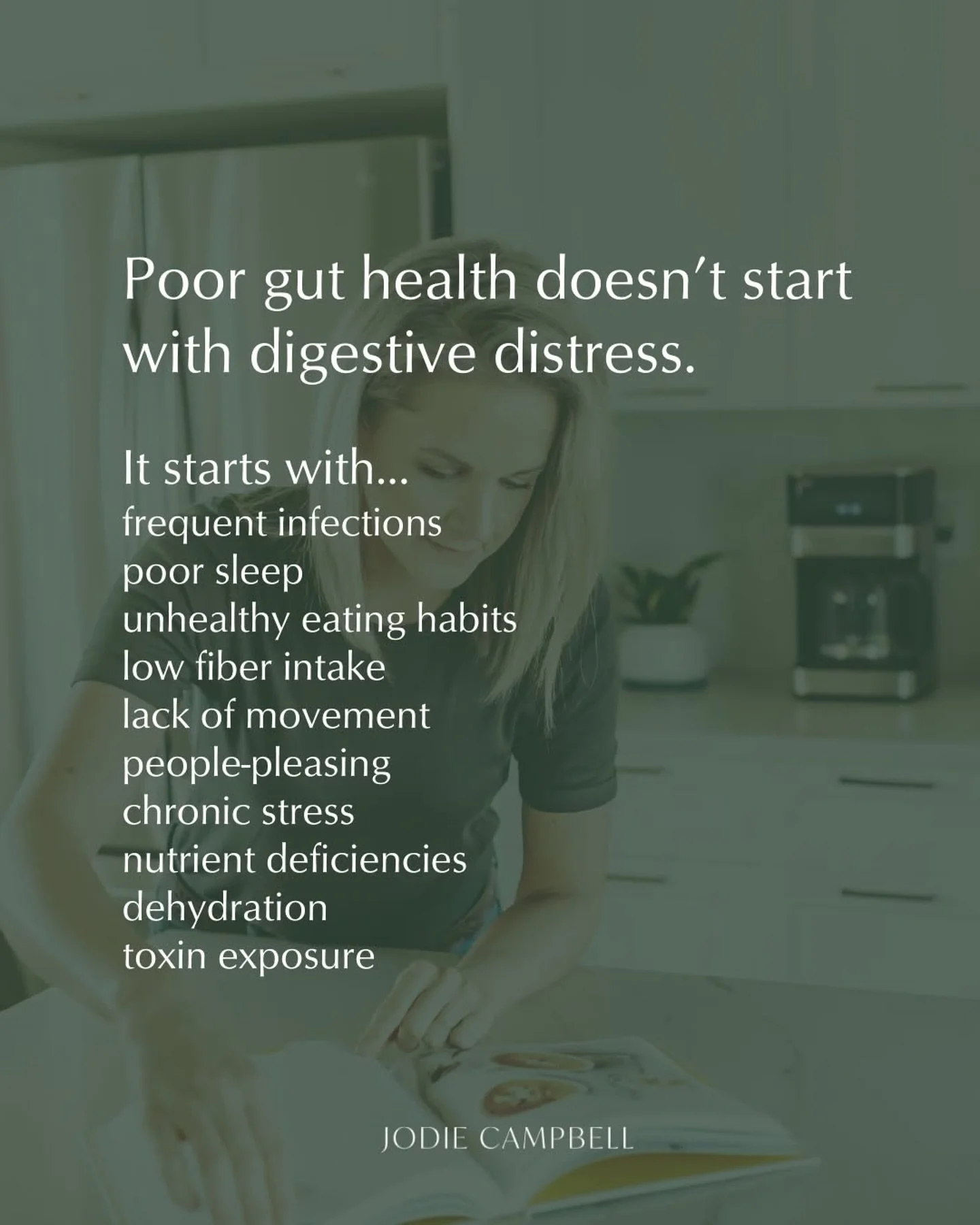 Gut struggles aren&rsquo;t just about bloating. 

Tired all the time? 
Skin breaking out? 
Mood all over the place? 

Your gut might be screaming for help! 

Chronic stress, too much caffeine, and those sneaky processed foods could be messing with yo