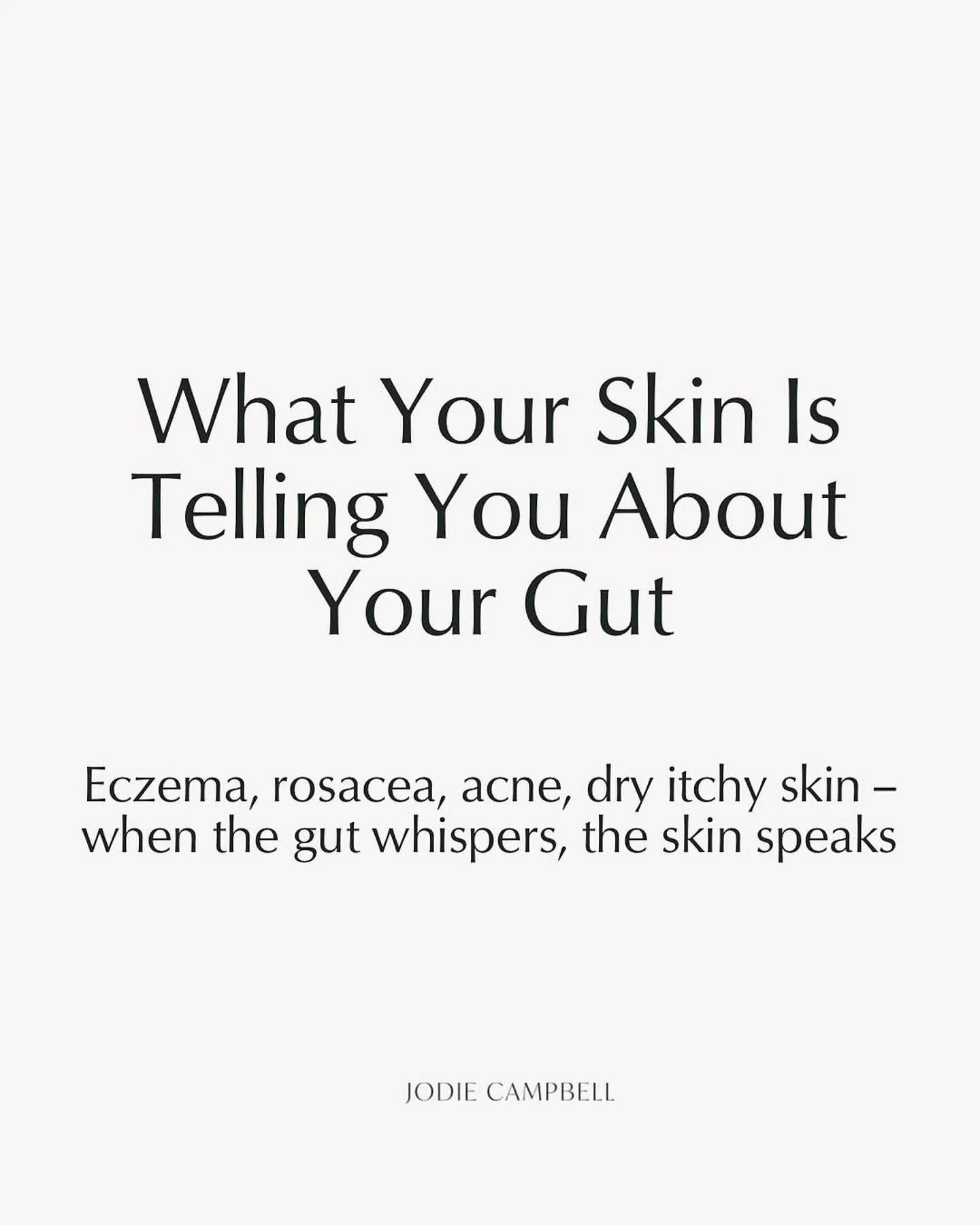 You can invest in all the serums, toners, and treatments you want, but if your gut is inflamed, your skin won&rsquo;t glow the way it should.

Maybe you&rsquo;ve already tried it all. 

The brightening serums, the detox masks, the dermatologist-appro