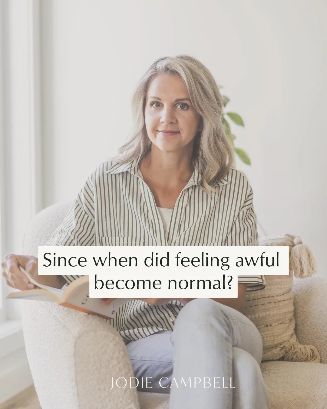 Who decided that exhaustion, brain fog, and belly weight are just &ldquo;part of aging&rdquo;?

Let&rsquo;s call that what it is *total nonsense*.

Aging doesn&rsquo;t mean your best days are behind you.

It means your body&rsquo;s communicating diff