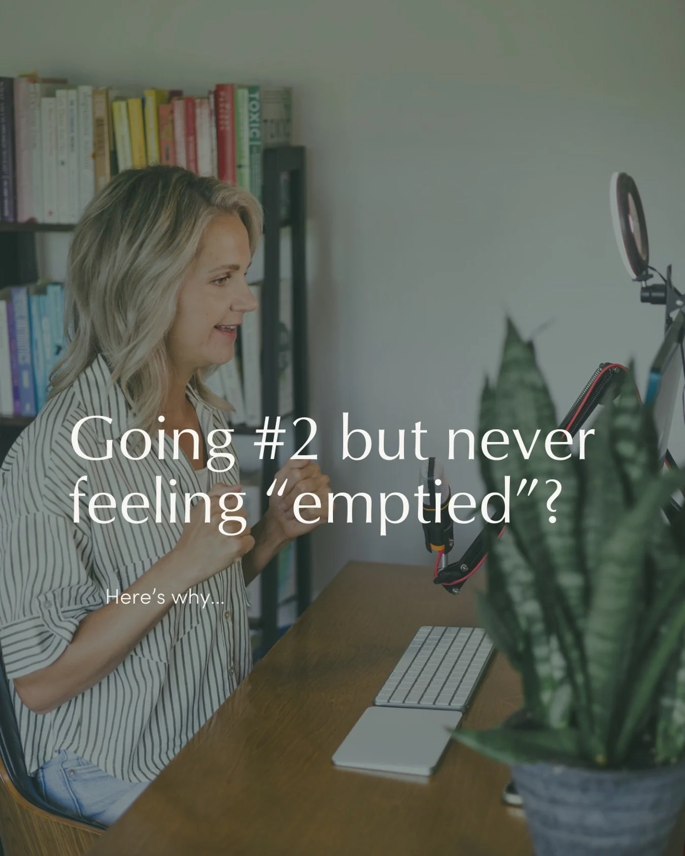 Going every day does not mean you are not constipated.

Read that again.

If you finish a bowel movement and still feel like there is more sitting there, that is constipation too.

And no, the answer is not automatically:
➡️ more fiber
➡️ another eli
