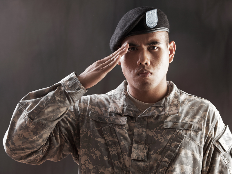 A Salute to Men & Women In Uniform