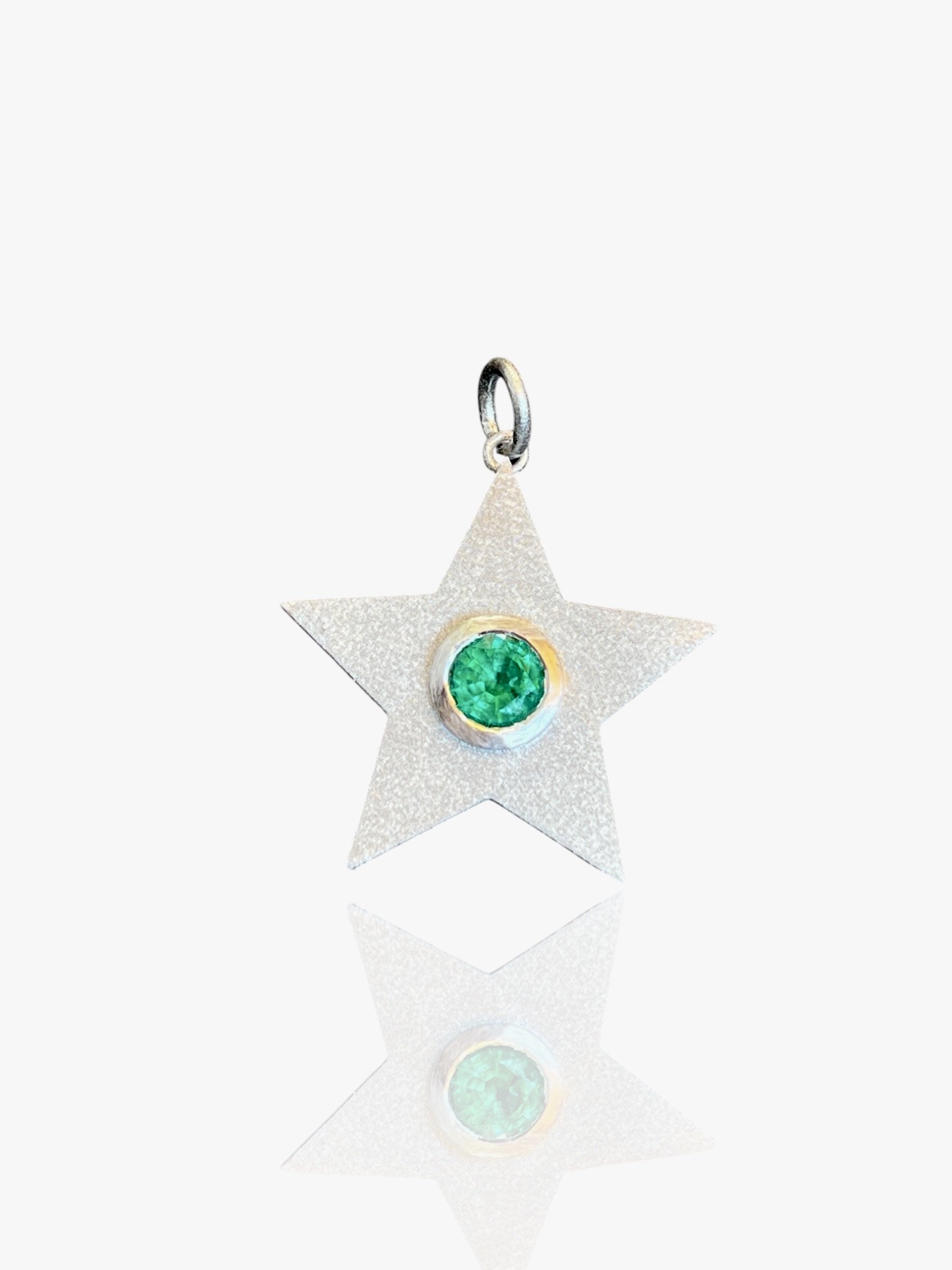 Bespoke Platinum Star with Emerald