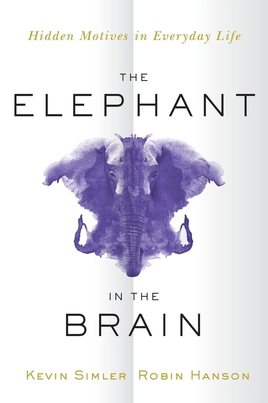 Cover of the book, Elephant in the Brain.