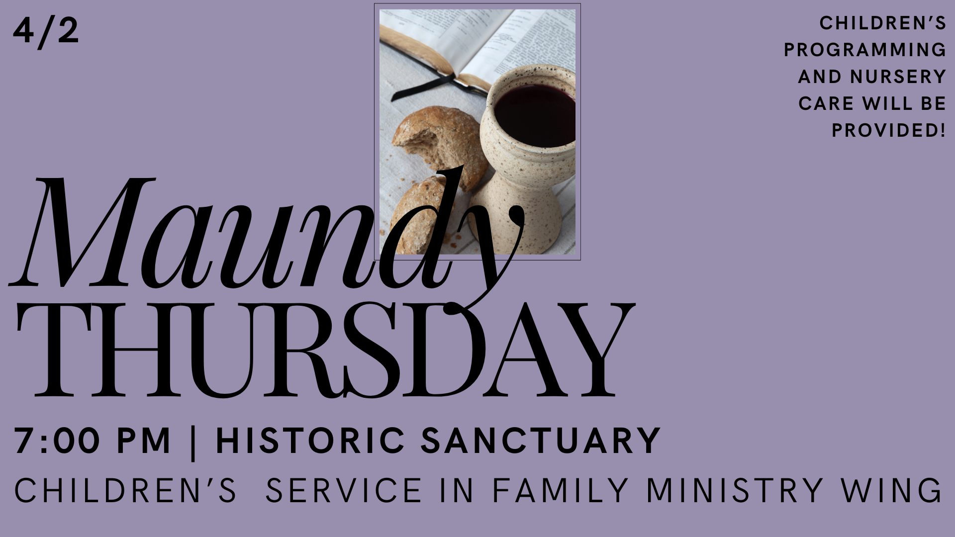 Maundy Thursday Service