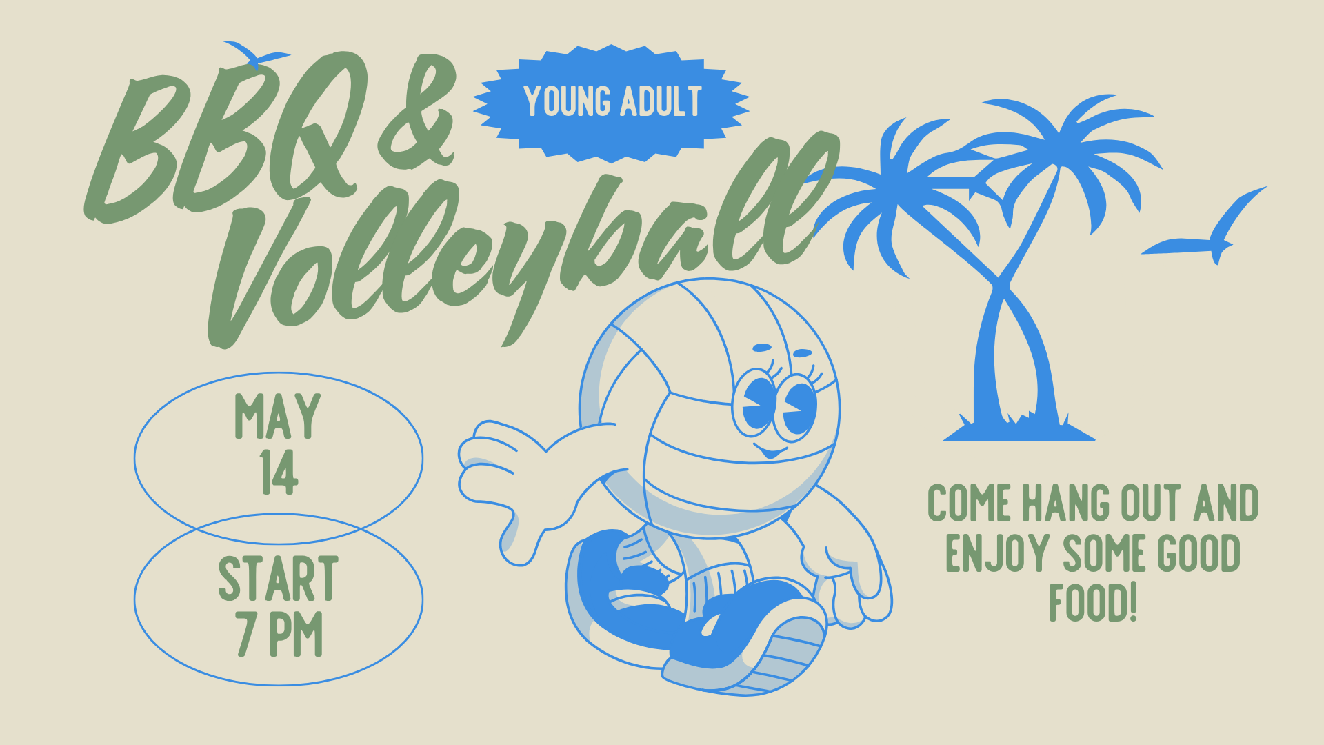 Young Adult - Volleyball &amp; Cookout Night