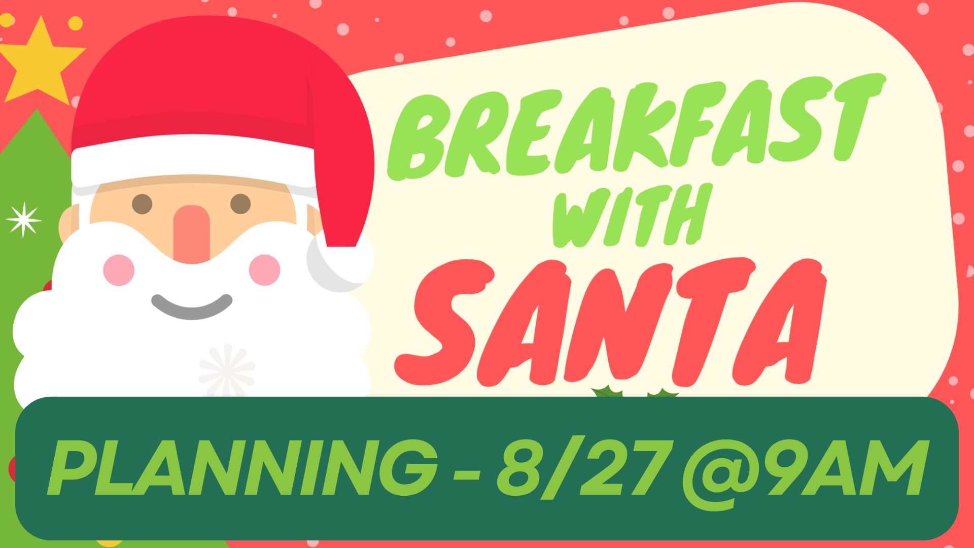 Breakfast with Santa - Planning Meeting