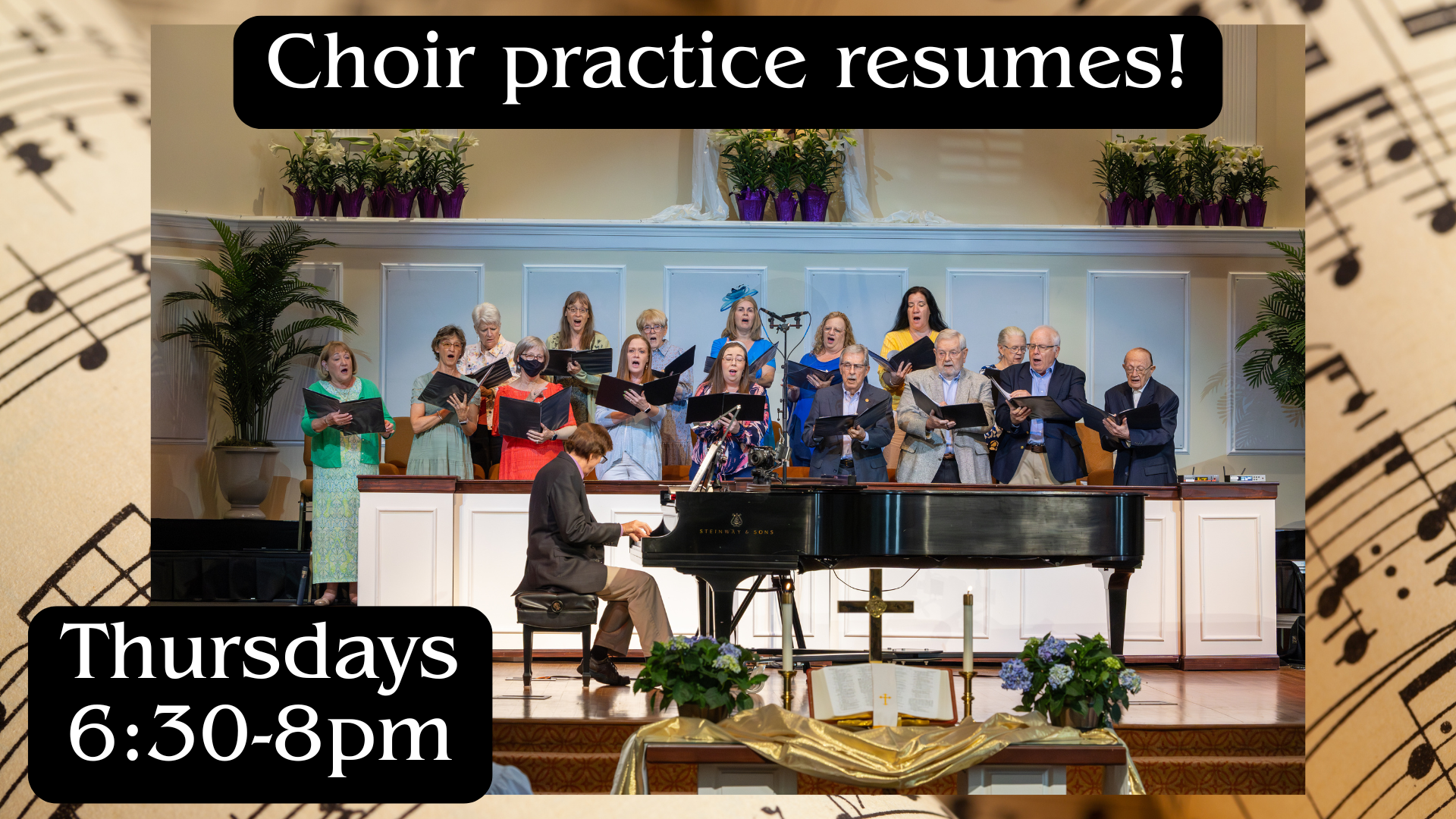 Choir Practice Resumes
