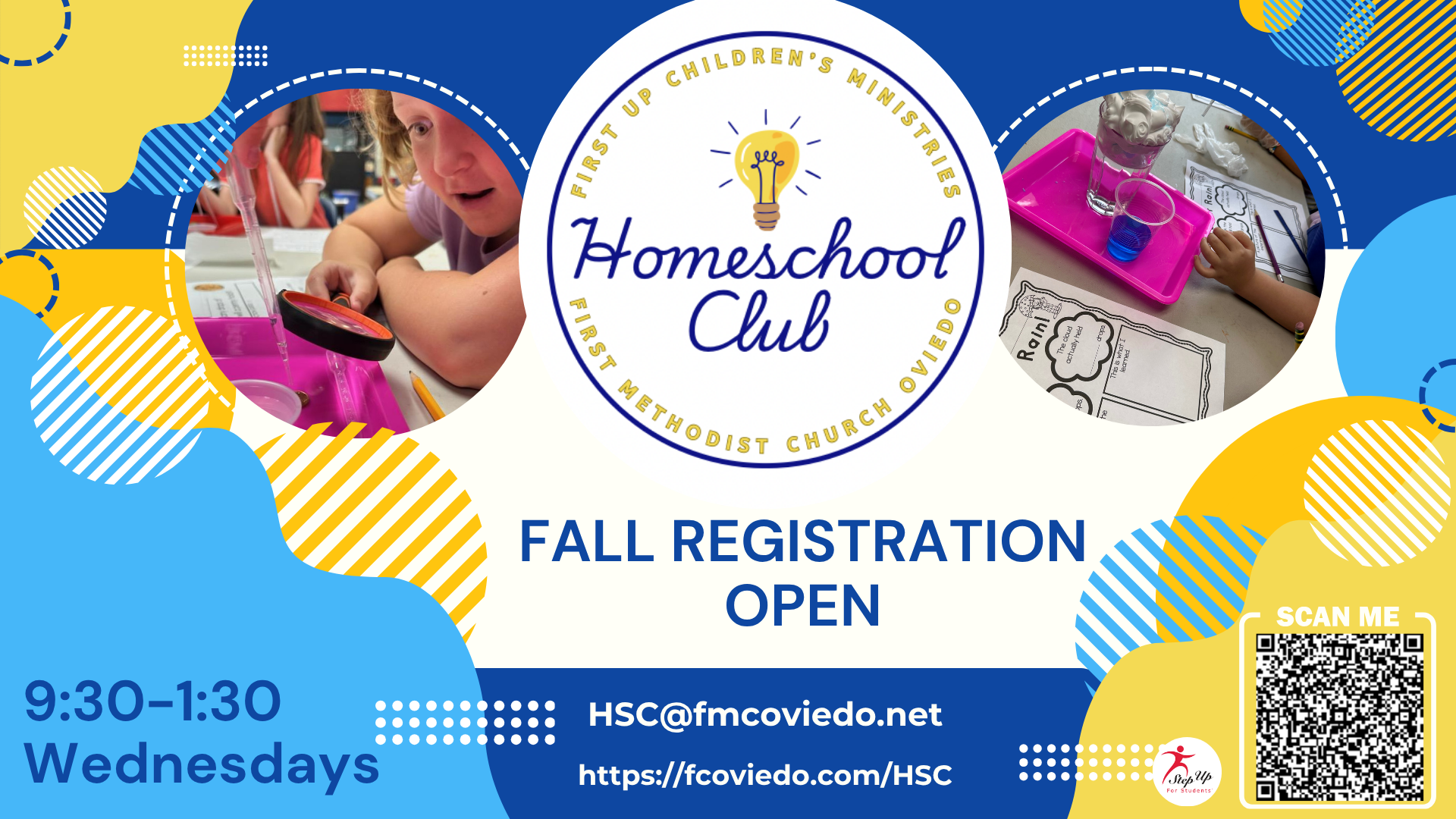 Homeschool Club Fall Registration Open