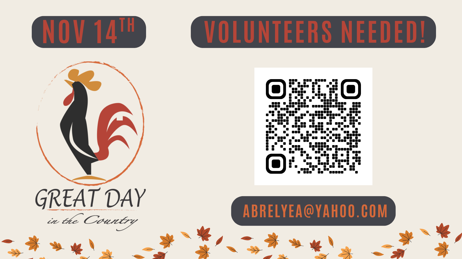 Great Day in the Country Volunteers