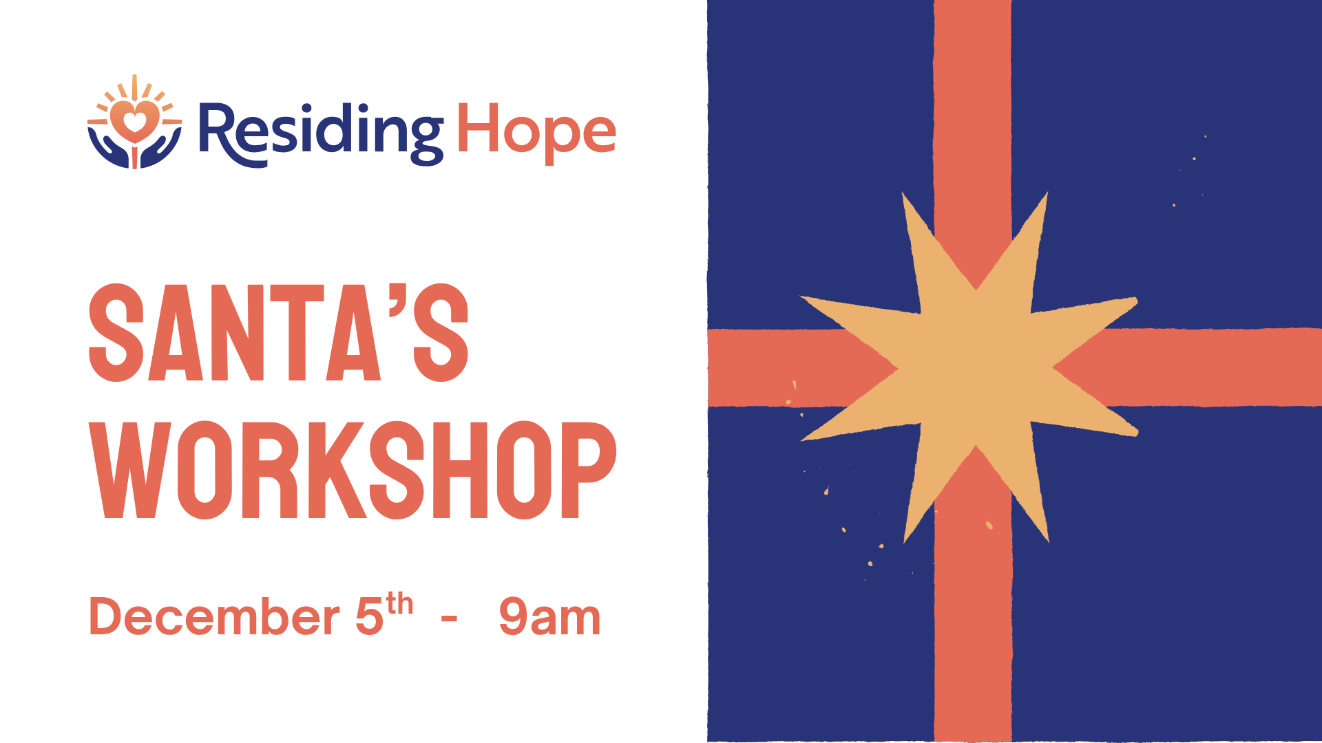 Santa's Workshop - Residing Hope Volunteer Opportunity