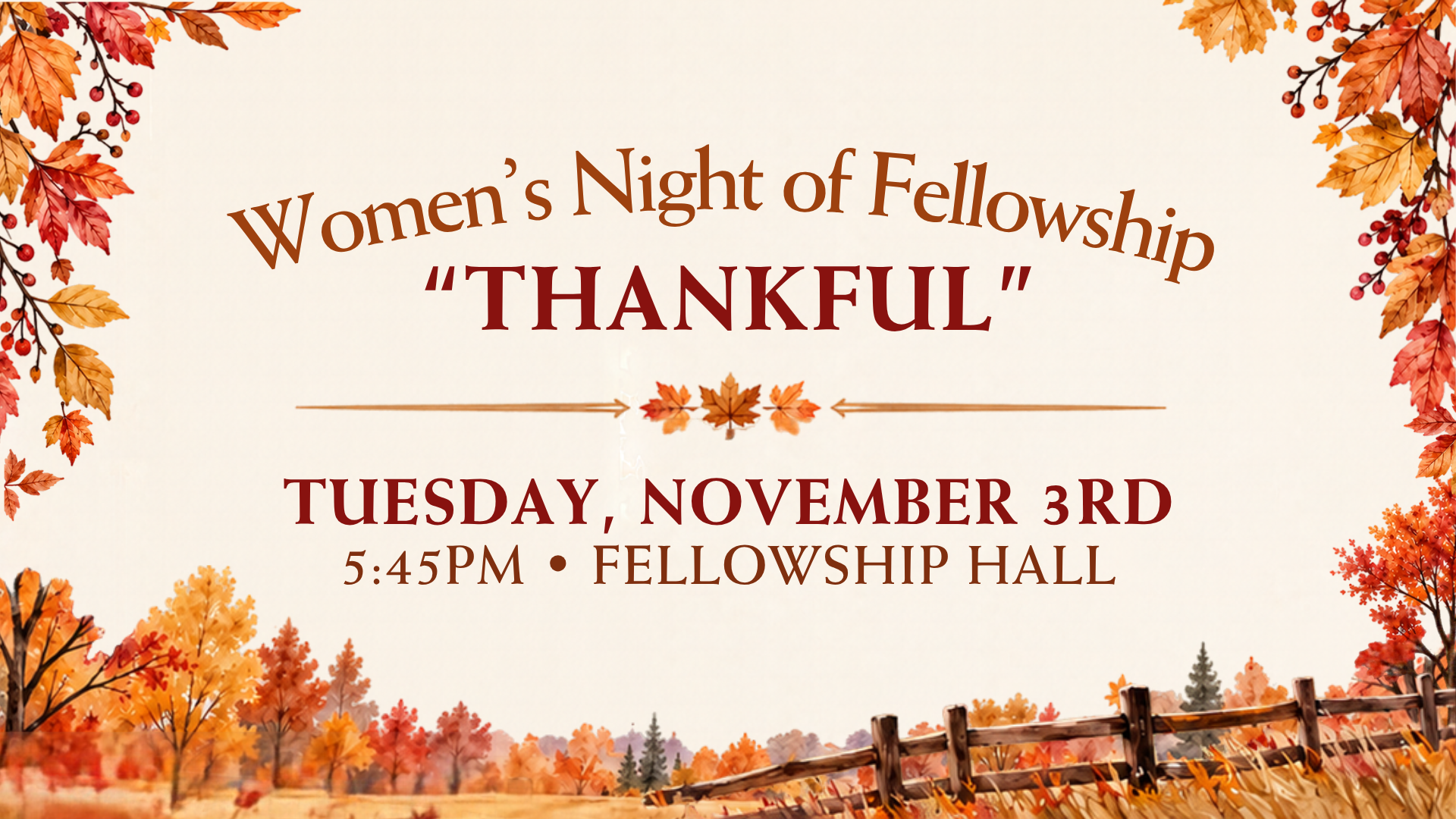 Women's Night of Fellowship