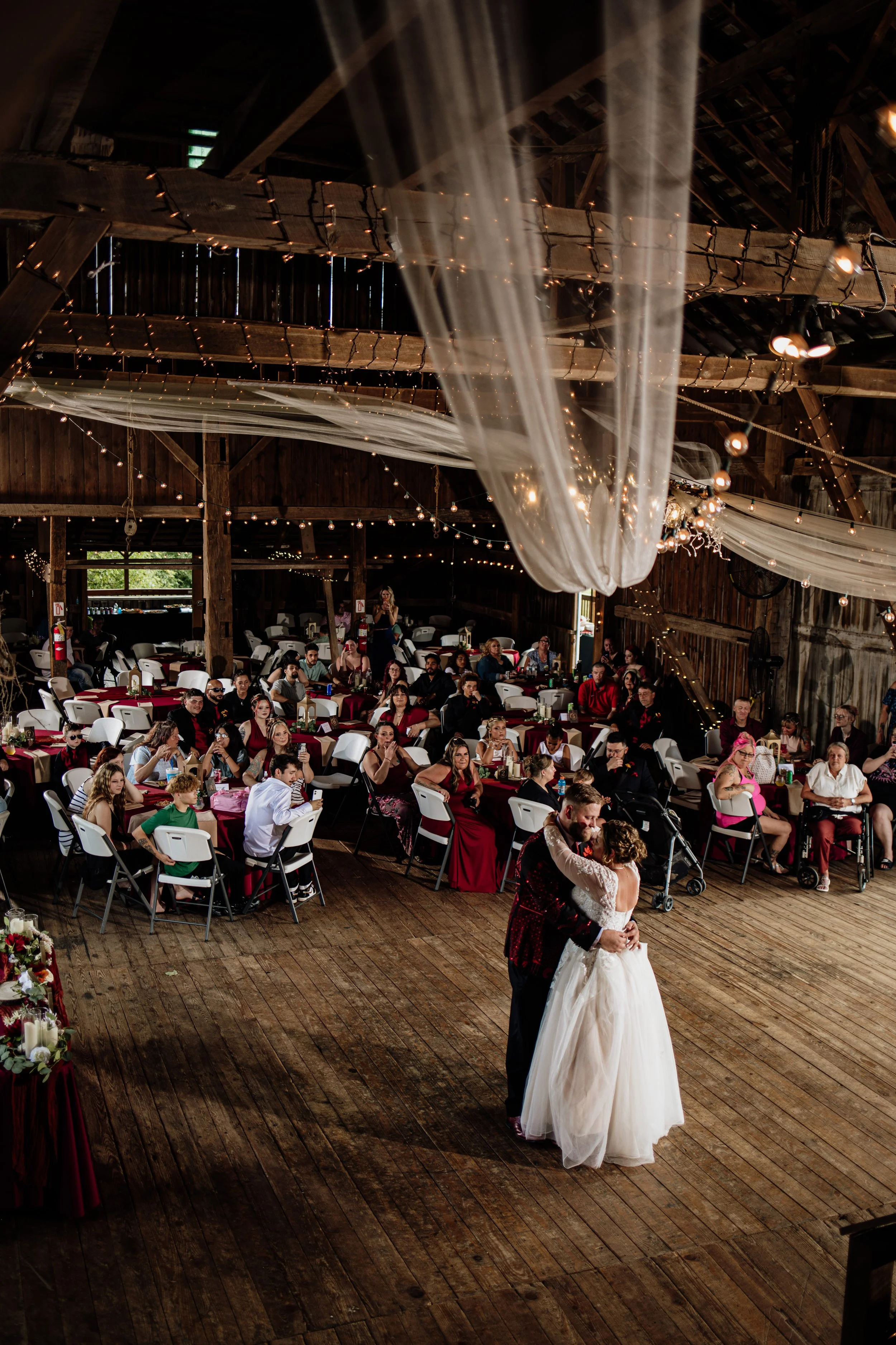 Scott + Lydia’s Romantic Wedding at Lostcreek Memory Barn in Casstown, Ohio
