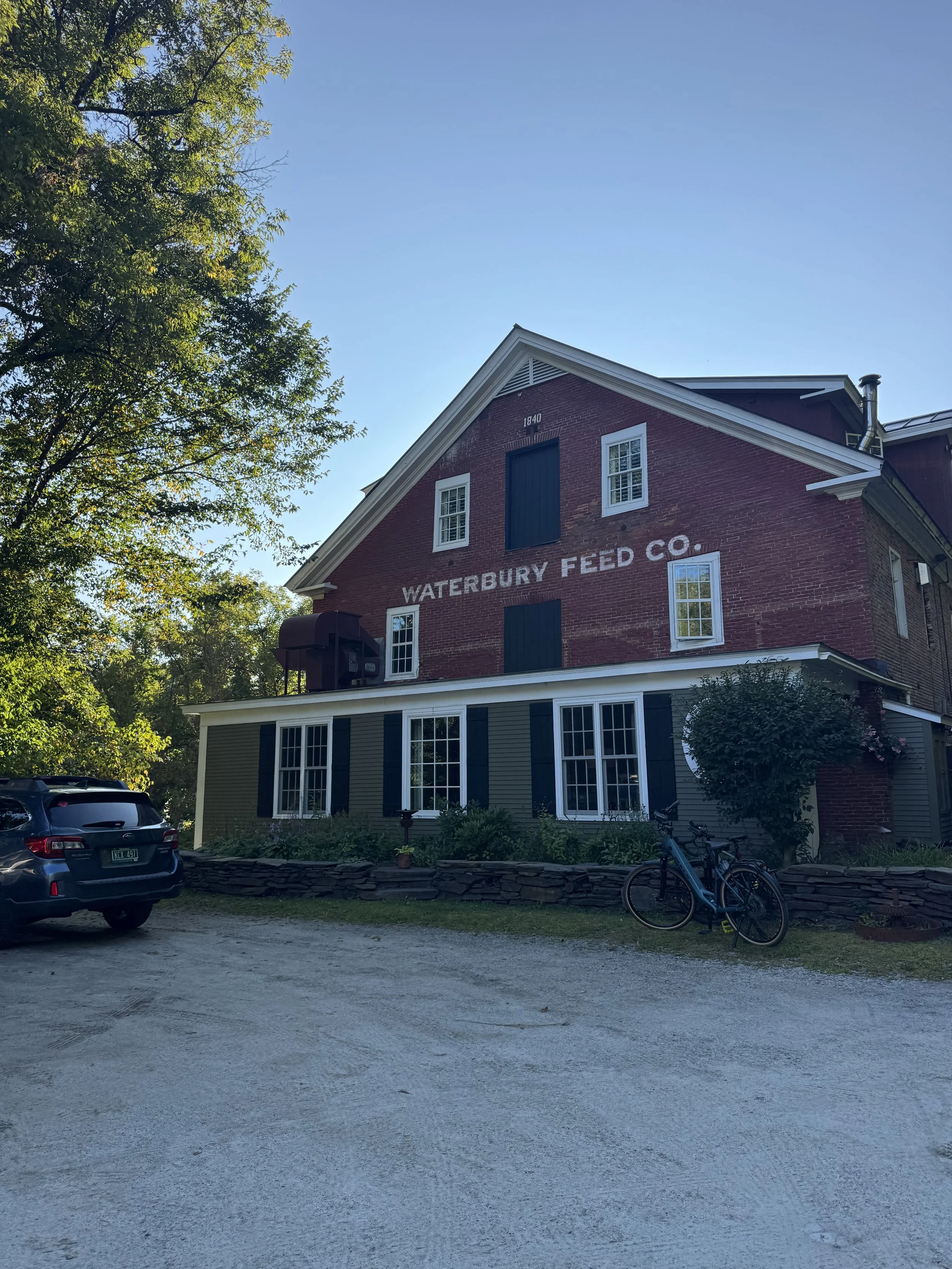 Gallus Handcrafted Pasta (waterbury - they have patio seating next to a waterfall!)
