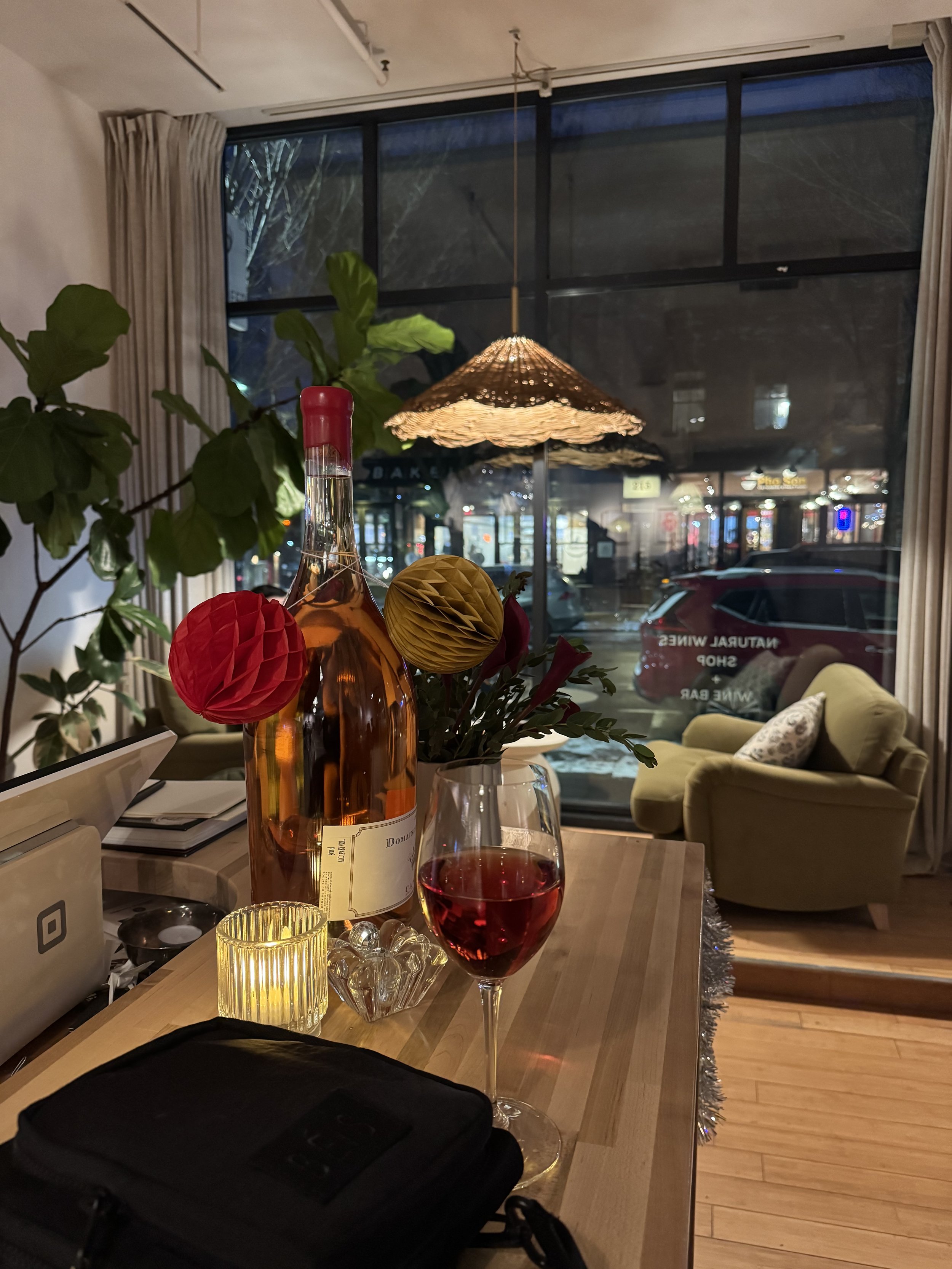 Get a glass of wine at Wilder Wines 