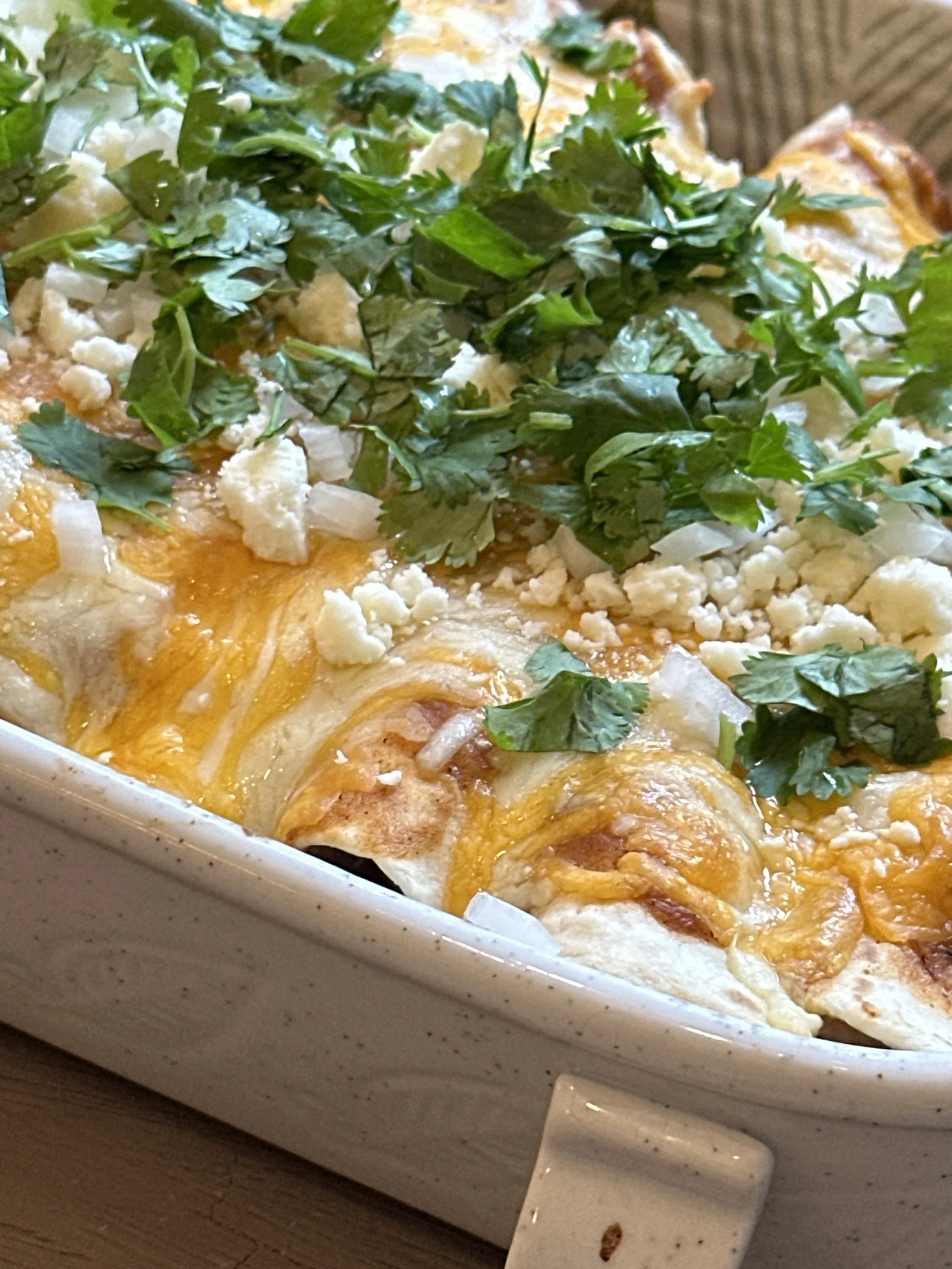 Morning Light Chicken Enchiladas