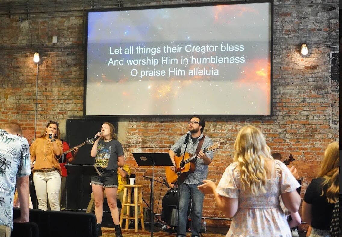 Worship through song is a beautiful opportunity to worship the Lord on a Sunday! At New City, we follow the Creation, Fall, Redemption, Restoration outline and we carefully pick songs that glorify the Lord and bring the Gospel message to the congrega