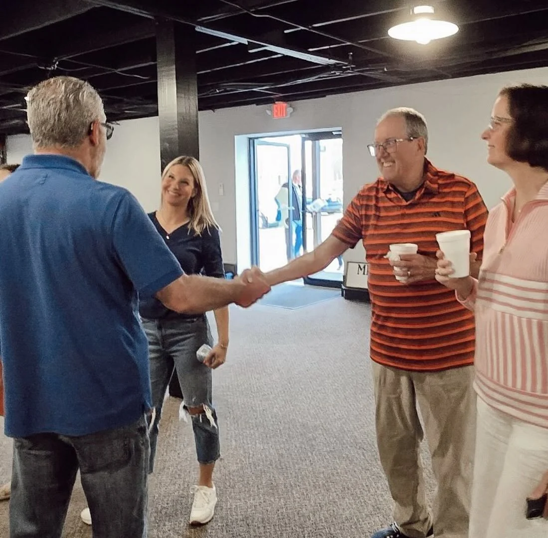 Our greeting time is a beautiful opportunity to welcome one another as Christ welcomes us into His family! This time for fellowship happens right after the first 3 worship songs! Join us at 10:30 this morning as we worship our King!