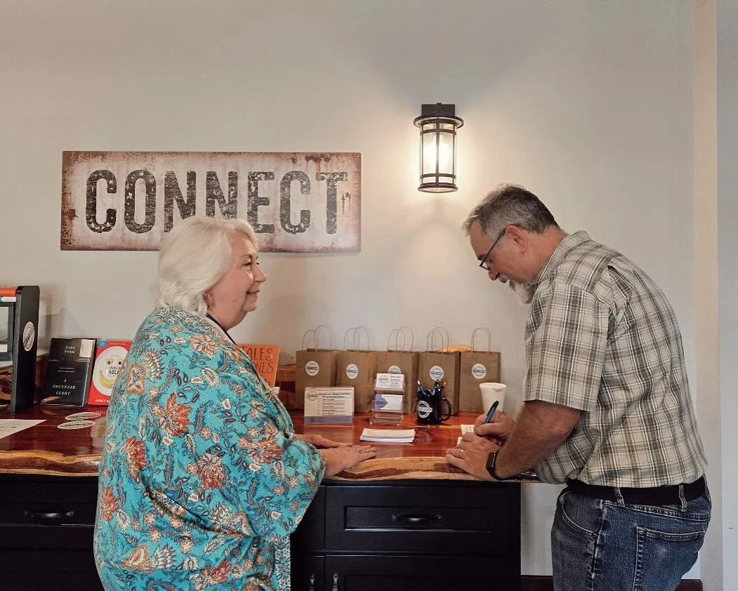 Stop by our Connect Table on Sunday mornings and fill out a connect card! Someone from New City will contact you and would love to share more about who we are at New City and ways to get plugged in! We have several ways to serve and to find fellowshi