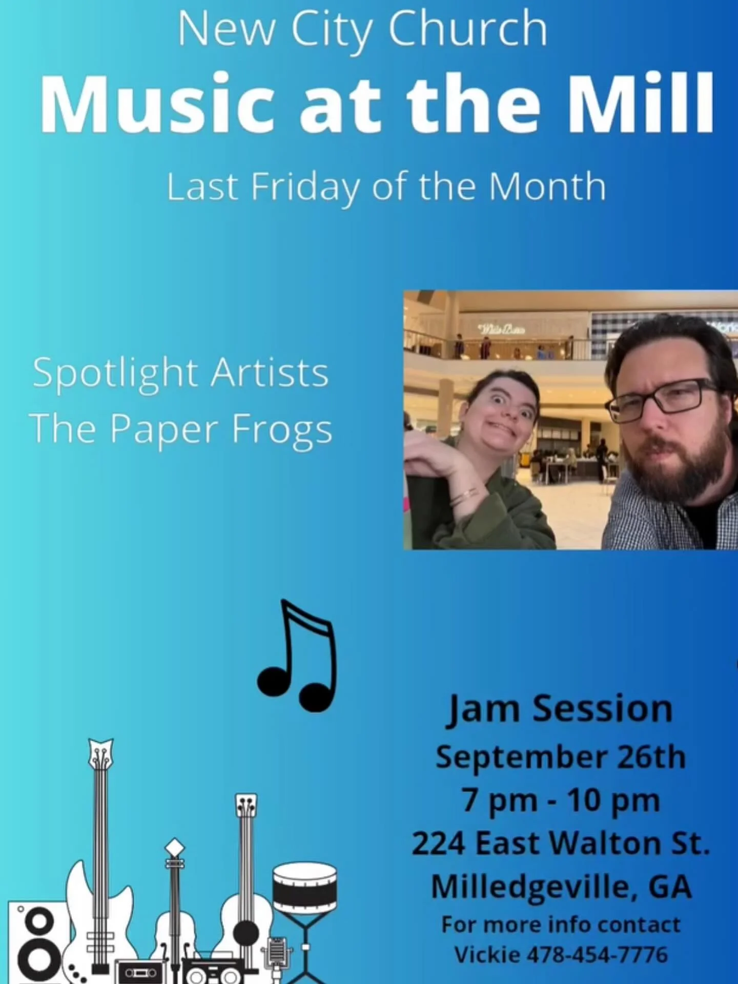 IT’S TIME FOR SEPTEMBER MUSIC AT THE MILL!! At New City, we love to fellowship with our community! This event is a great opportunity to come and see why we fellowship! It brings so many people from all walks of life together for a night of good