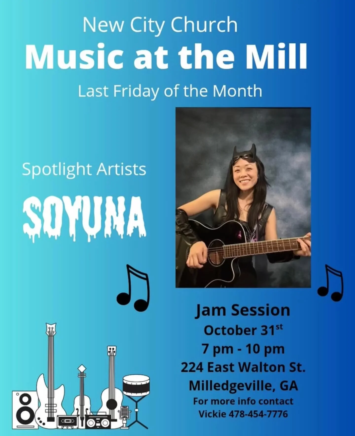 IT’S TIME FOR OCTOBER MUSIC AT THE MILL!! At New City, we love to fellowship with our community! This event is a great opportunity to come and see why we fellowship! It brings so many people from all walks of life together for a night of good m