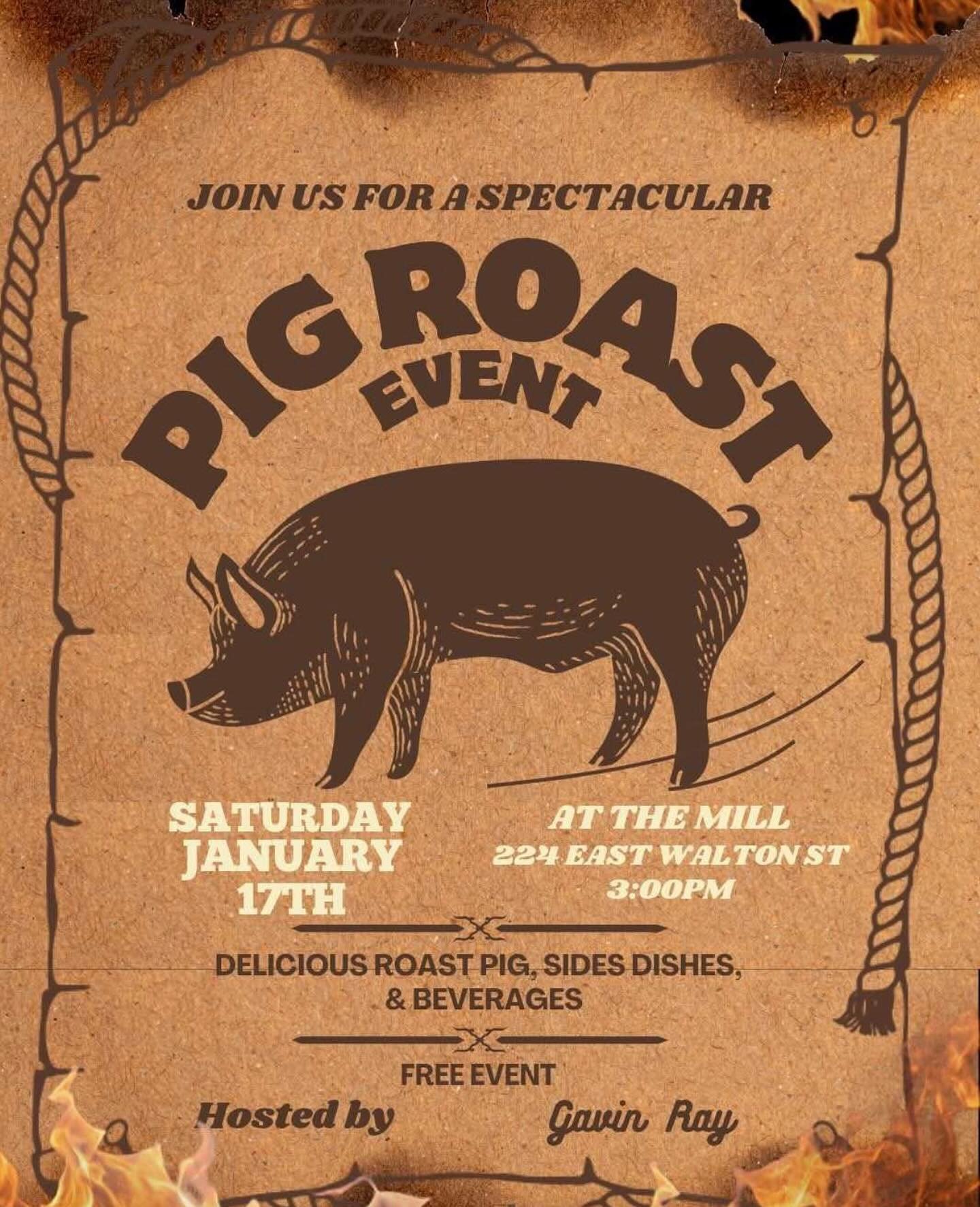 Join Gavin Ray and New City at the Mill on Saturday, January 17, for a time to fellowship with our community!! Come on out at 3pm and enjoy good food and sweet company! 

P.s. IT&rsquo;S COMPLETELY FREE!!!!

Location: The Mill
224 E Walton St.