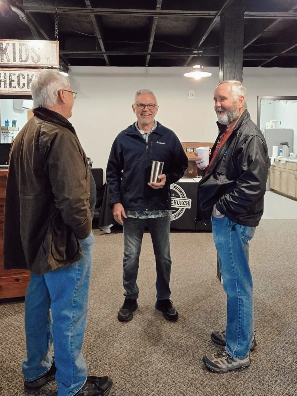 At New City, we believe as a Church that we are called to walk this life together, not alone. Our greeting time is a beautiful opportunity to welcome one another as Christ welcomes us into His family! This time for fellowship happens right after the 