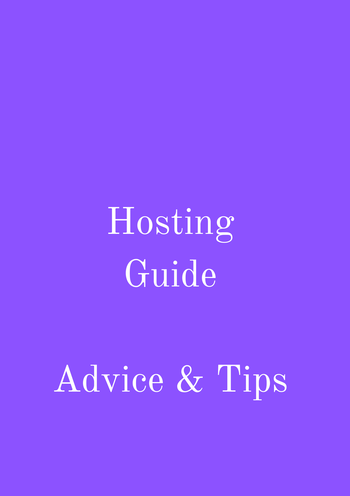 Hosting Guide