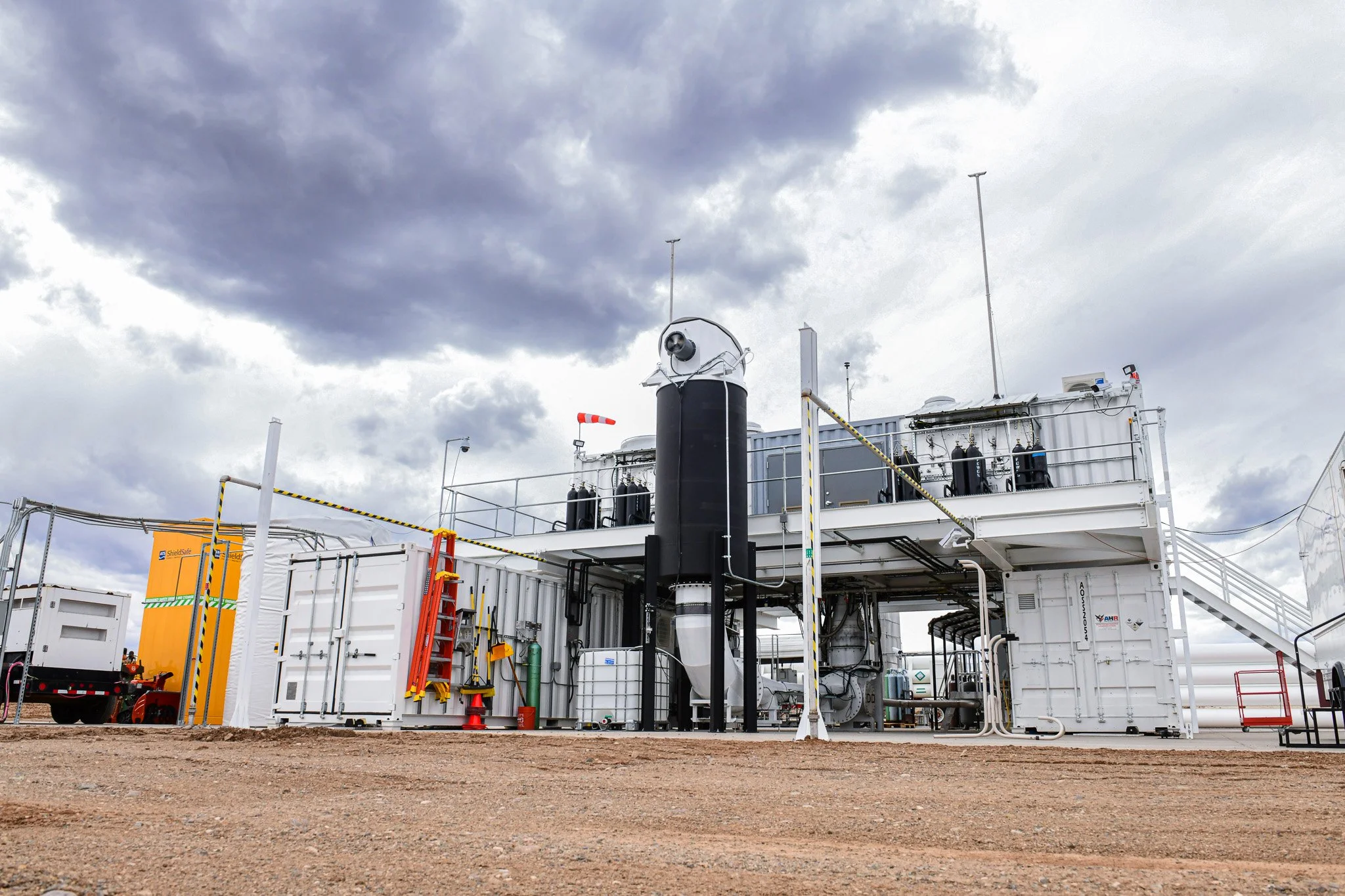 Animas hot fire test stand in Durango CO