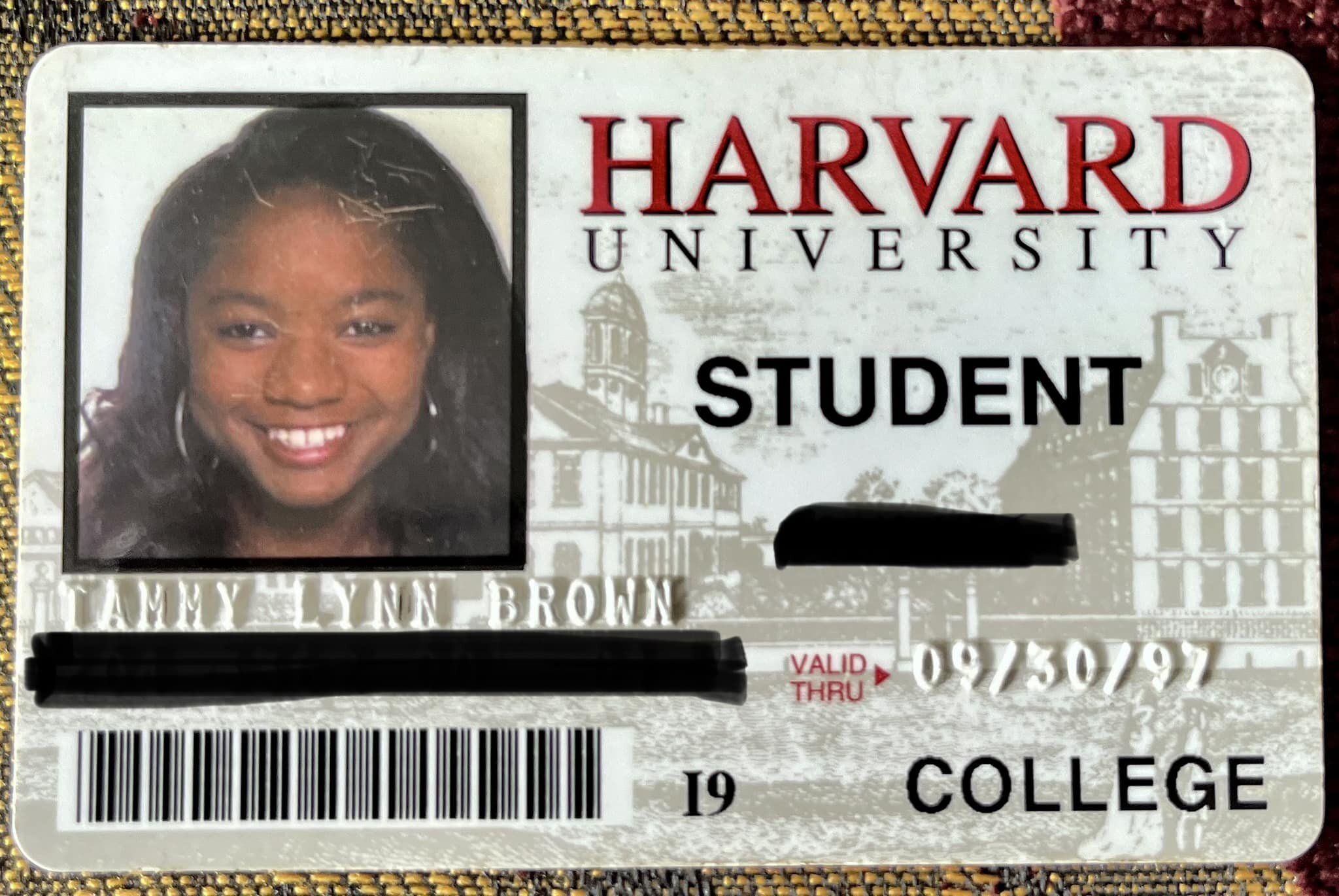 Awwww, L👀K @ what I just found in the &ldquo;Tammy Brown Archives,&rdquo; LOL! Sometimes I wonder if I&rsquo;m a lightweight pack rat, but the scholar in me says, &ldquo;No, you&rsquo;re a historian!&rdquo; 😉 ￼ Did YOU save your college ID &amp; do