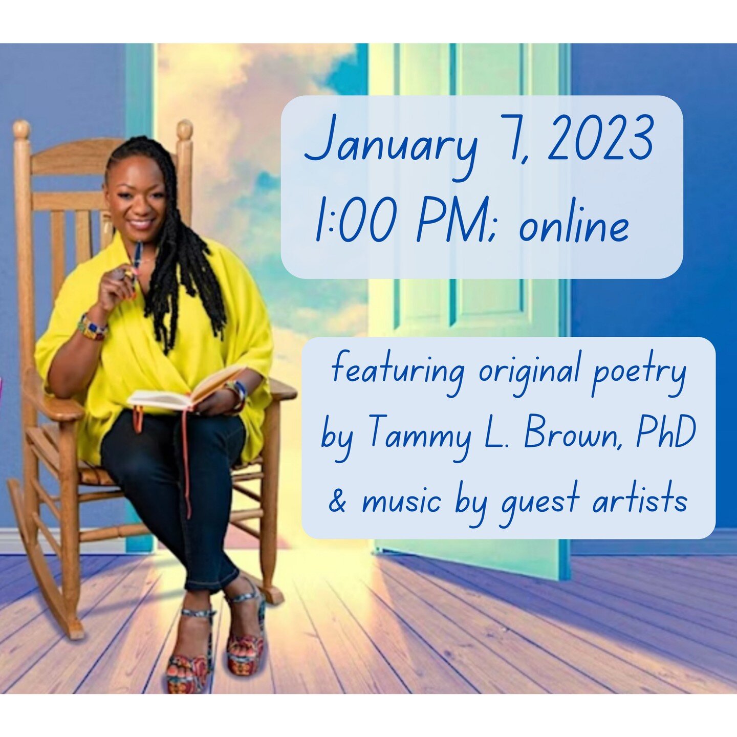 You're invited to join me ONLINE this Saturday for an event featuring new poetry by me;) &amp; music by guest artists. Hope to see you there! @blackwomenwritersarchive @adamadelphine 
#poetry #music #Black #African #diaspora #BlackGirlMagic