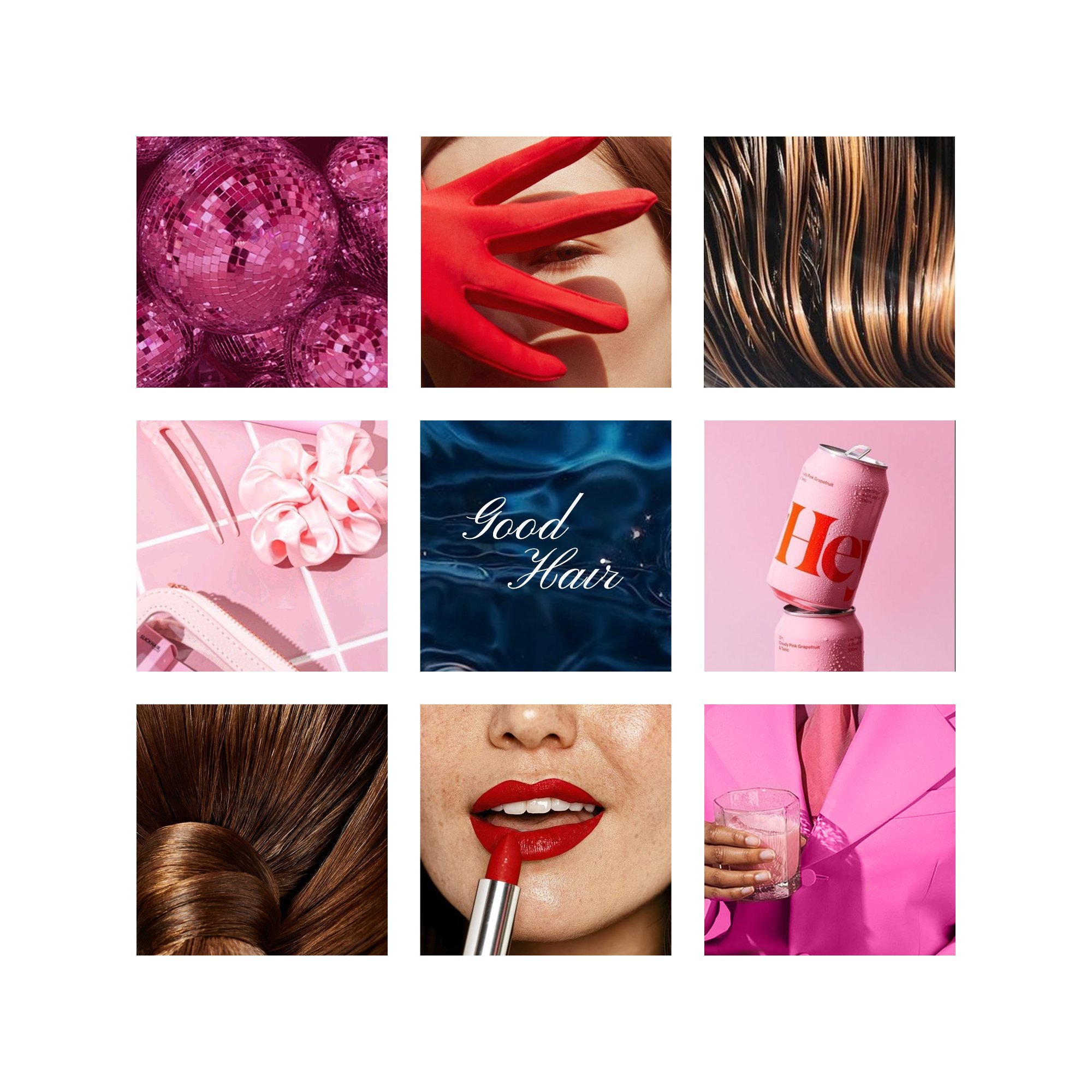Mood board for our incredible client @hilaryandcosalon 🌸🩷✂️

Did you hear? Colour is IN! No more shying away from bold branding. When we undertake a new client our first order of business is dreaming! Mood boards allow us to brainstorm the new feel