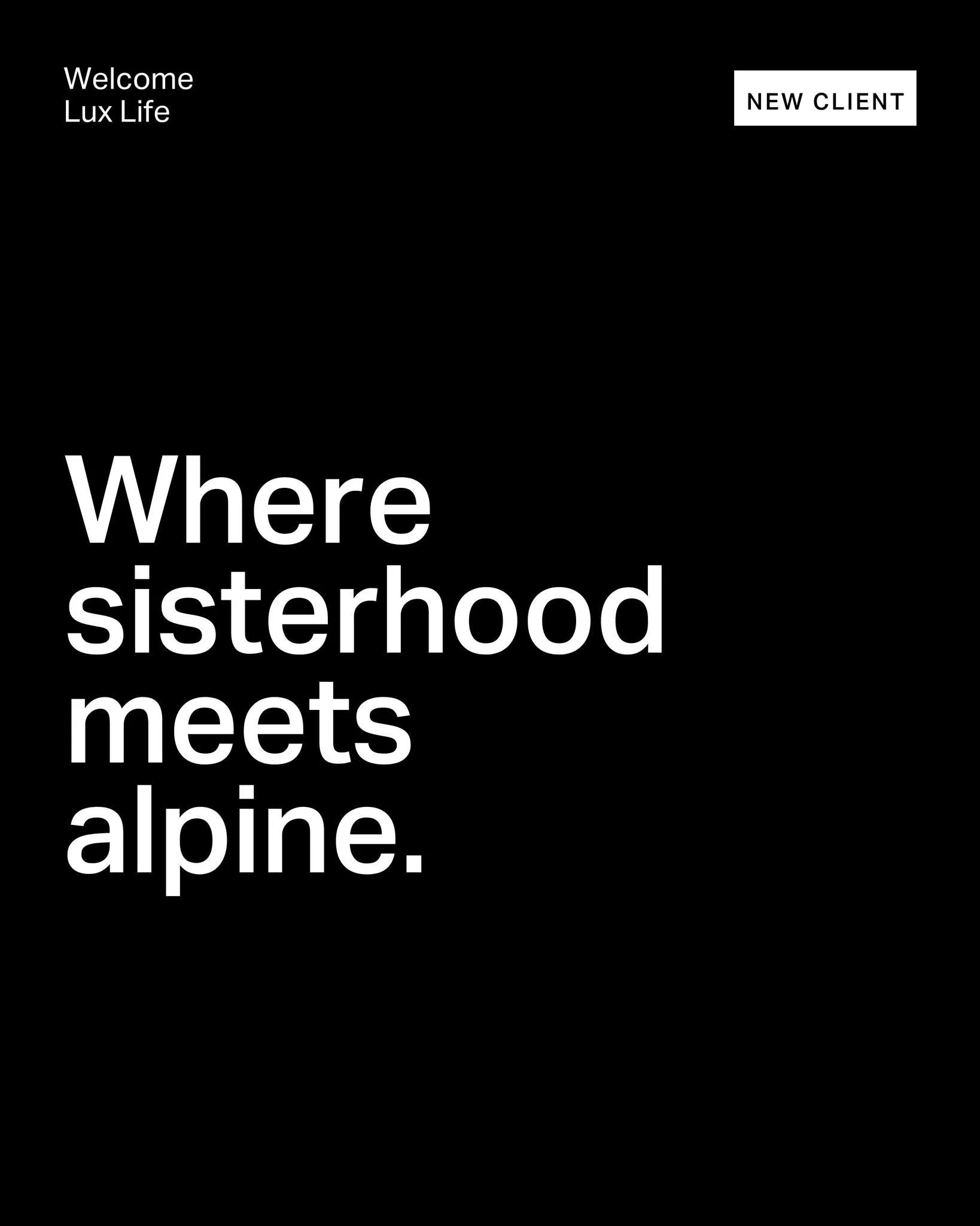 Welcome to our new client @lux__snow, an immersive world-wide women's backcountry retreat 🏄&zwj;♀️

We are currently working on a fresh new brand identity for Lux and can't wait to share 👀