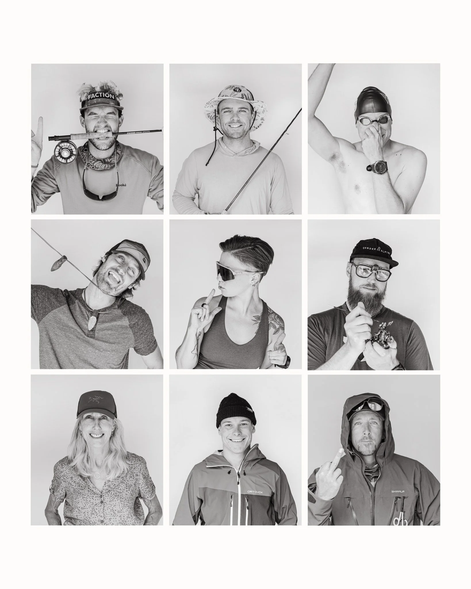 Annual team portraits for the good folks behind @cloudnineguides team! Had to include some of our favourite outtakes... 😂🖕🏽