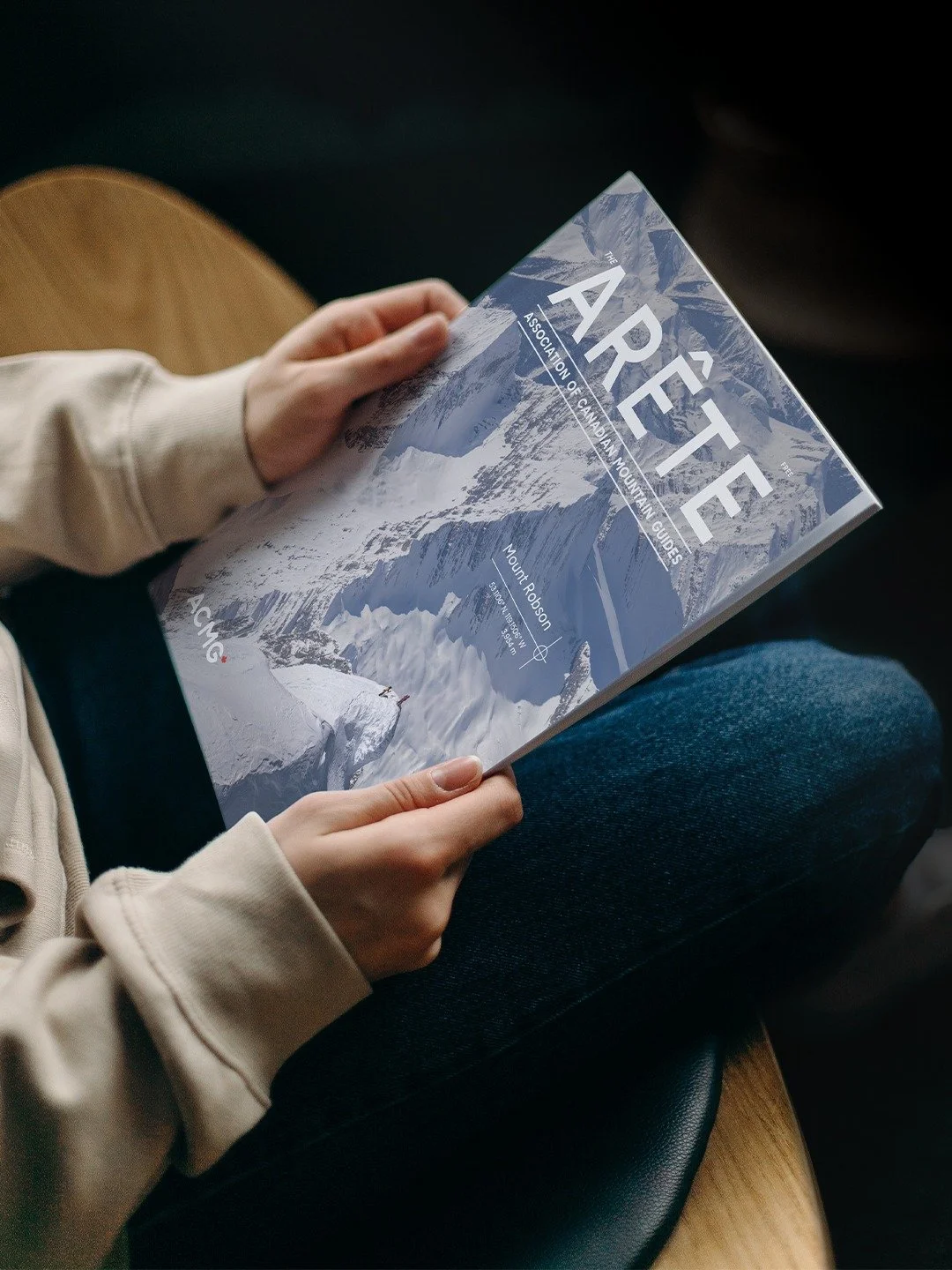 The Ar&ecirc;te is the official magazine for @acmg.ca members, featuring articles, news, and discussions relevant to mountain guiding, training, and the adventure industry. 

Twin acted as creative consultants for this first edition and completed the