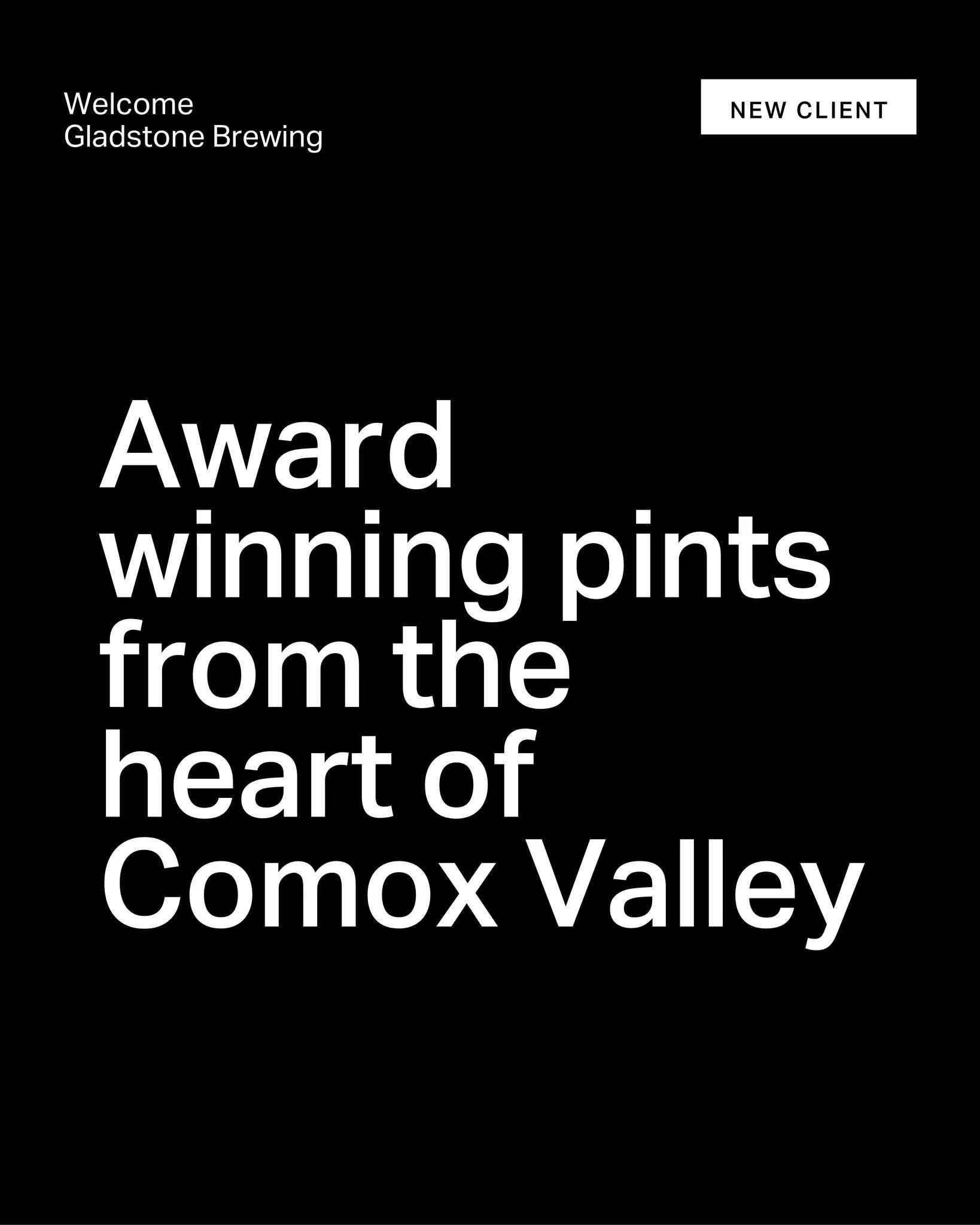 We're so excited to be kicking off the new year working with @gladstonebrewingco on their new website, social content and photo library! G is on the west coast this week to capture the brewery and empty a few of their delicious pints in person... 🍺