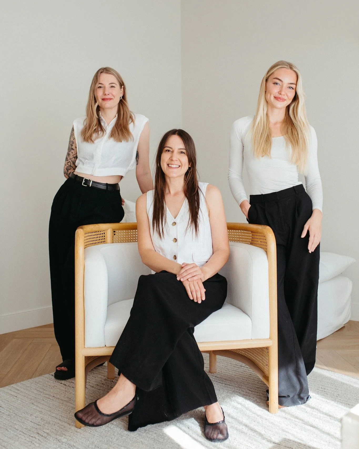 Fresh new headshots of the skin wizards behind the one and only @remedybanff ✨