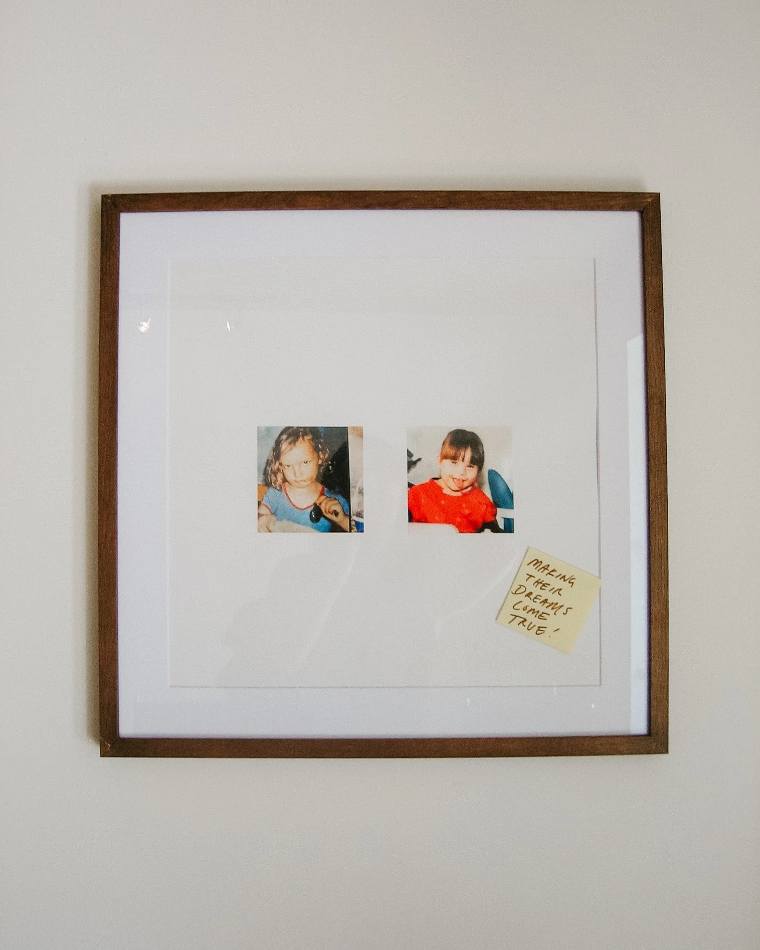 An important reminder to ourselves about who we're talking to and who we're doing this all for 👯🏼&zwj;♀️ 

Us as kiddos, now featured permanently in our office.