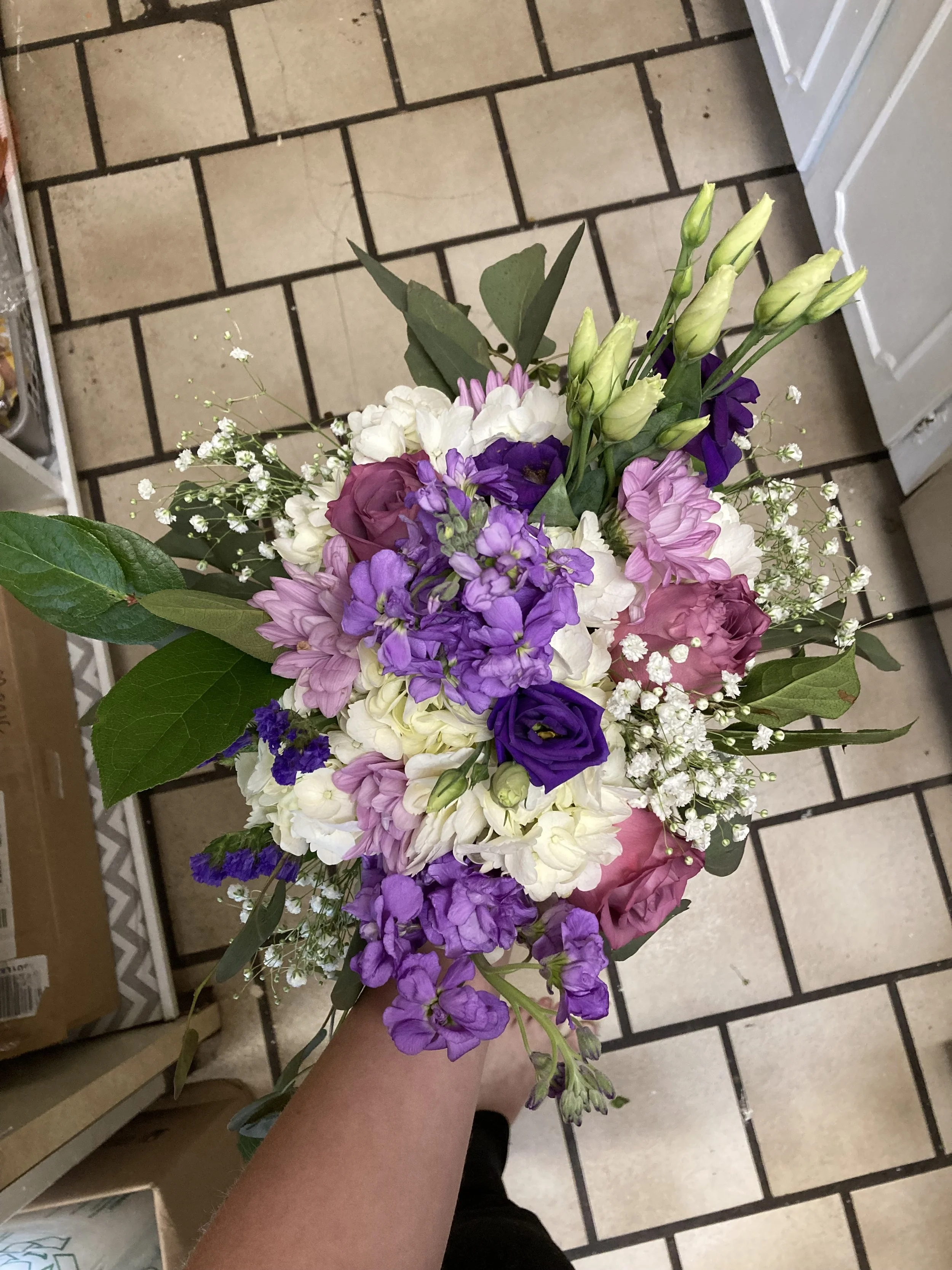 Bridesmaids' bouquets