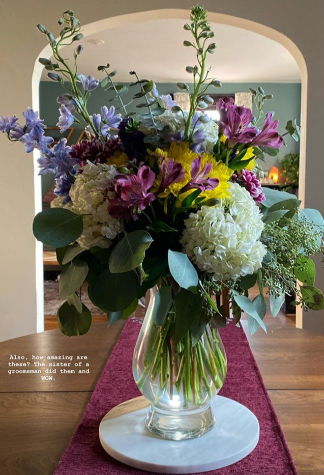 A bridal shower arrangement