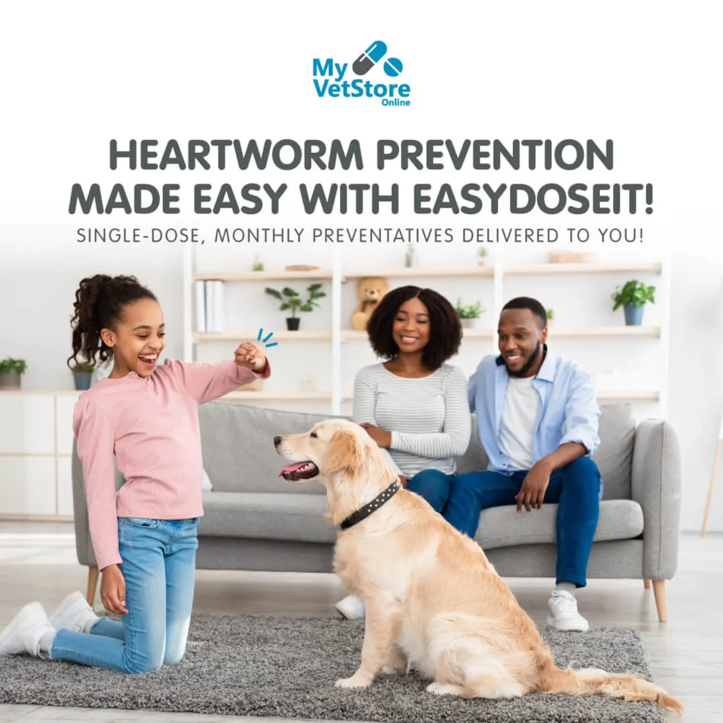 Remembering your pet&rsquo;s monthly preventatives can be difficult. Discover the convenience of easydoseit! Each month, a dose of preventative medication is mailed directly to you, on a schedule you choose&mdash;and shipping is free. Keeping your pe