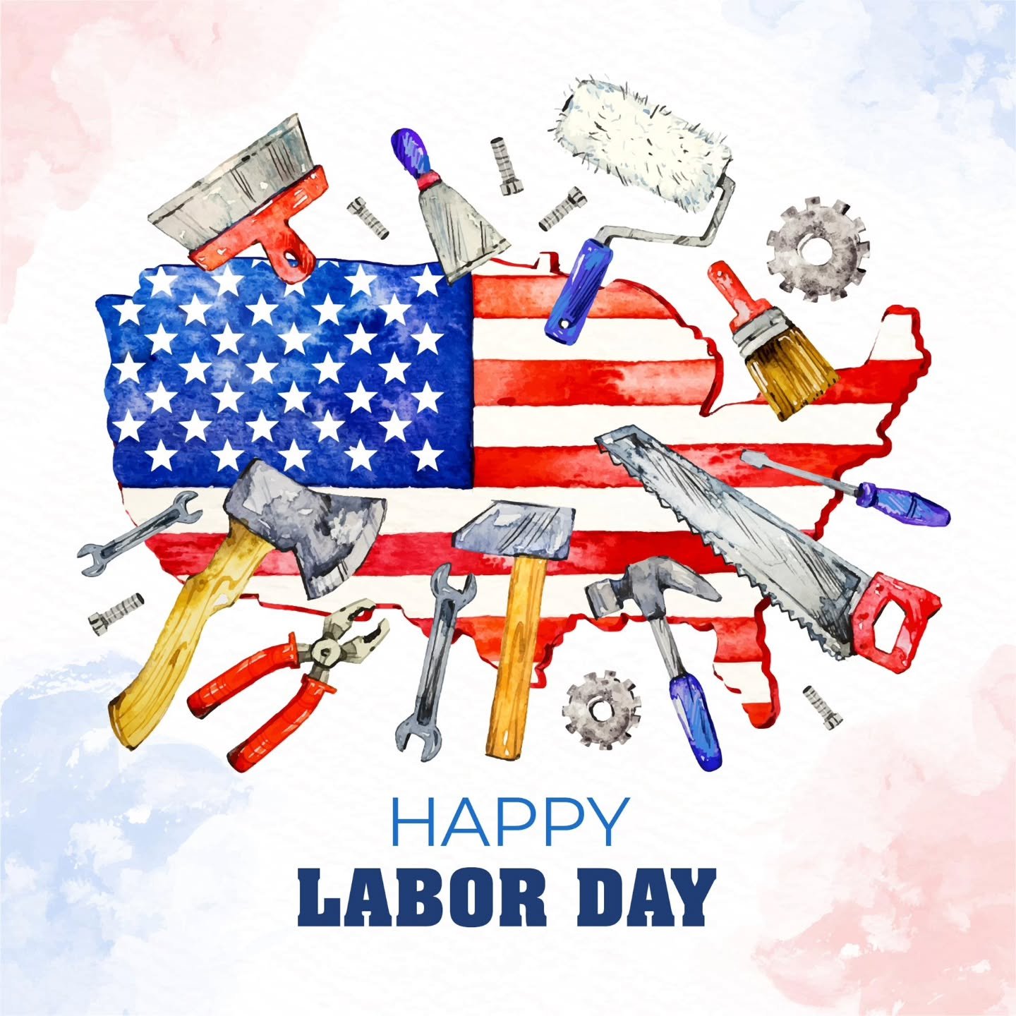 Happy Labor Day! Did you know that Labor Day became a Federal holiday in 1894, but has been celebrated since 1882? Once seen as a celebration for labor laws that protected the work force, it is more celebrated as the end of summer.

Photo designed by