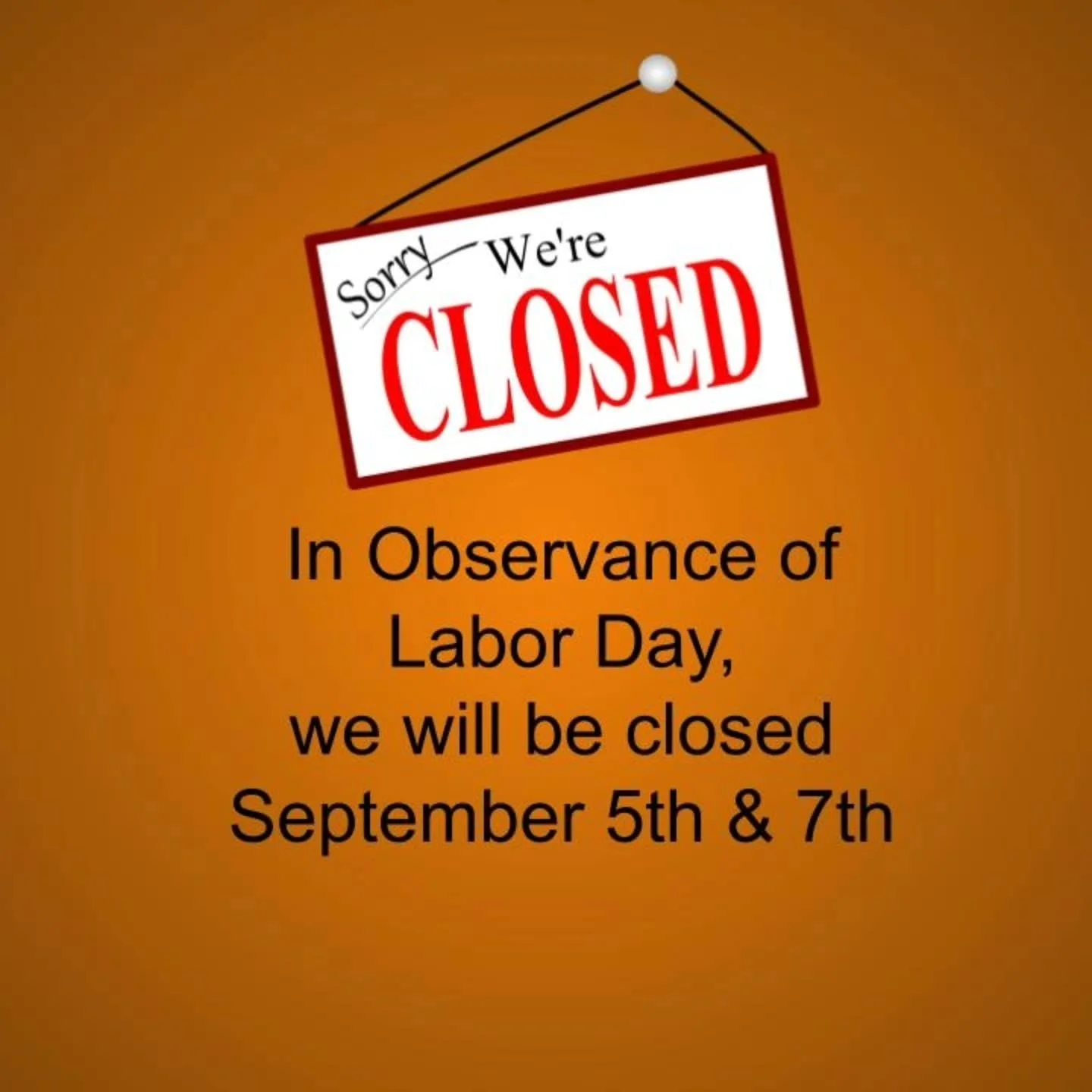 We hope everyone has a safe and fun weekend! We will be open again on Tuesday.