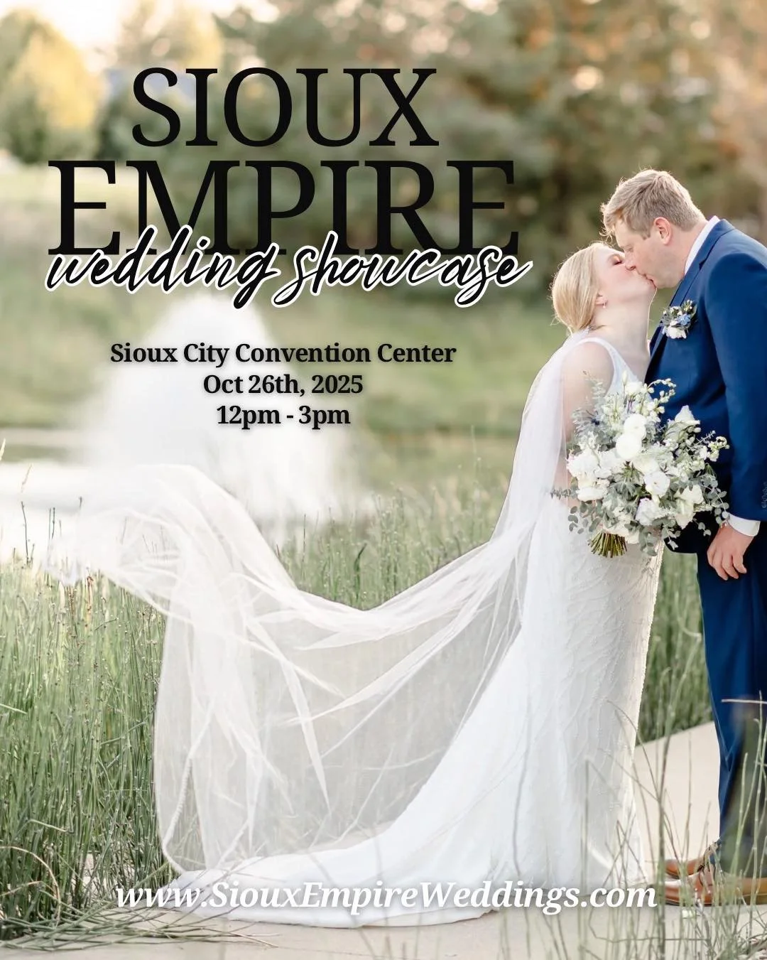 🚨 SIOUX CITY, IOWA and surrounding area Brides 👰🏼&zwj;♀️ to be&hellip; TICKETS ON SALE NOW for the Sioux Empire Wedding Network Fashion and Wedding Showcase is on Sunday October 26, 2025 from 12-3pm at the Sioux City Convention Center! We&rsquo;re