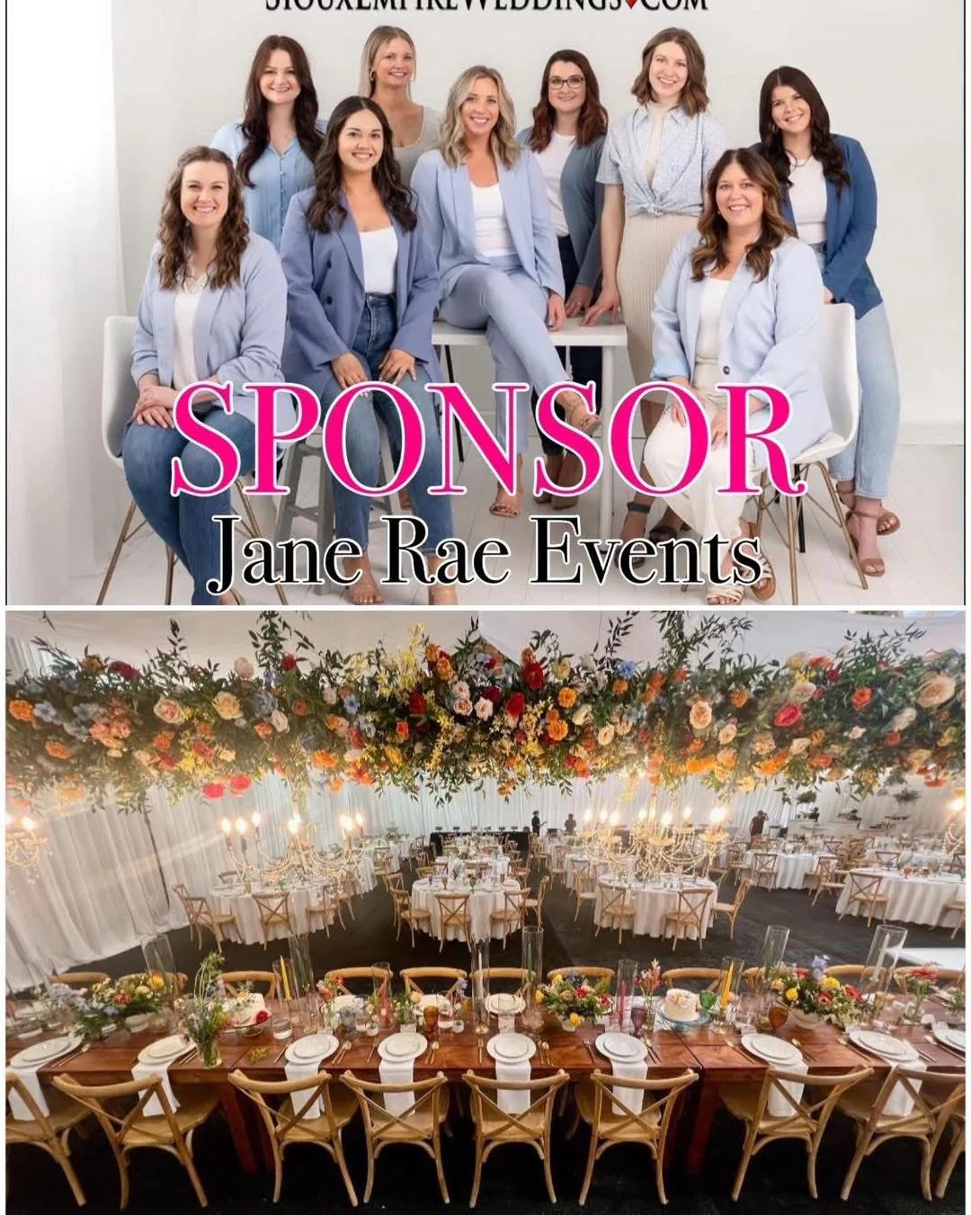 Jane Rae Events is our lead design and coordination team for our showcases! We're thrilled to have Katie and her team as a Sponsor for our Sioux Empire Winter Wedding Showcase on February 22nd and capturing the Fashion Show!

Make sure to stop by the