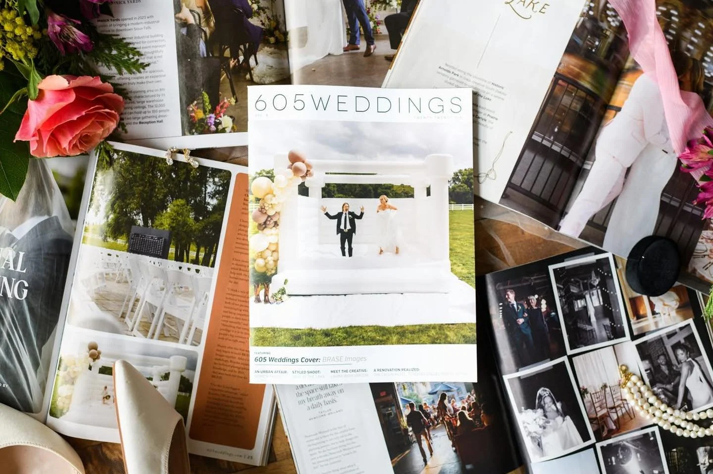 BREAKING NEWS 🙌🏽 We&rsquo;ve teamed up with the #1 wedding magazine in ALL of South Dakota, @605weddings to bring you the latest in wedding trends and inspo for your day! We will be handing these out at the Sioux Empire Wedding Showcase, February 2