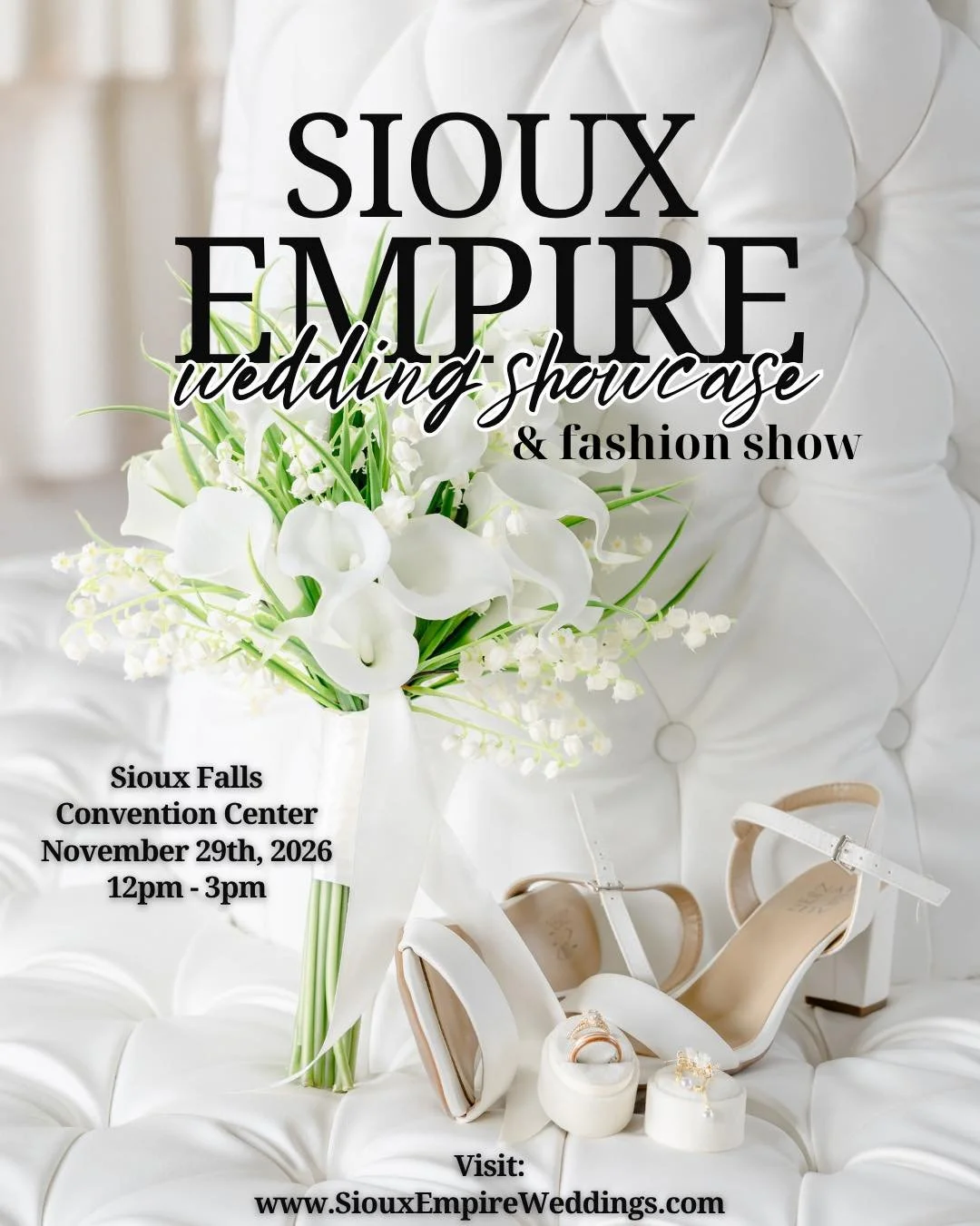 Brides.. November 29th! Come to the #1 LARGEST &amp; MOST ATTENDED Bridal Wedding Show in Sioux Falls, South Dakota! Your Wedding Planning Dream! Sioux Falls and Surrounding area Brides to be! The NEXT LARGEST and MOST ATTENDED #1 WEDDING SHOWCASE in