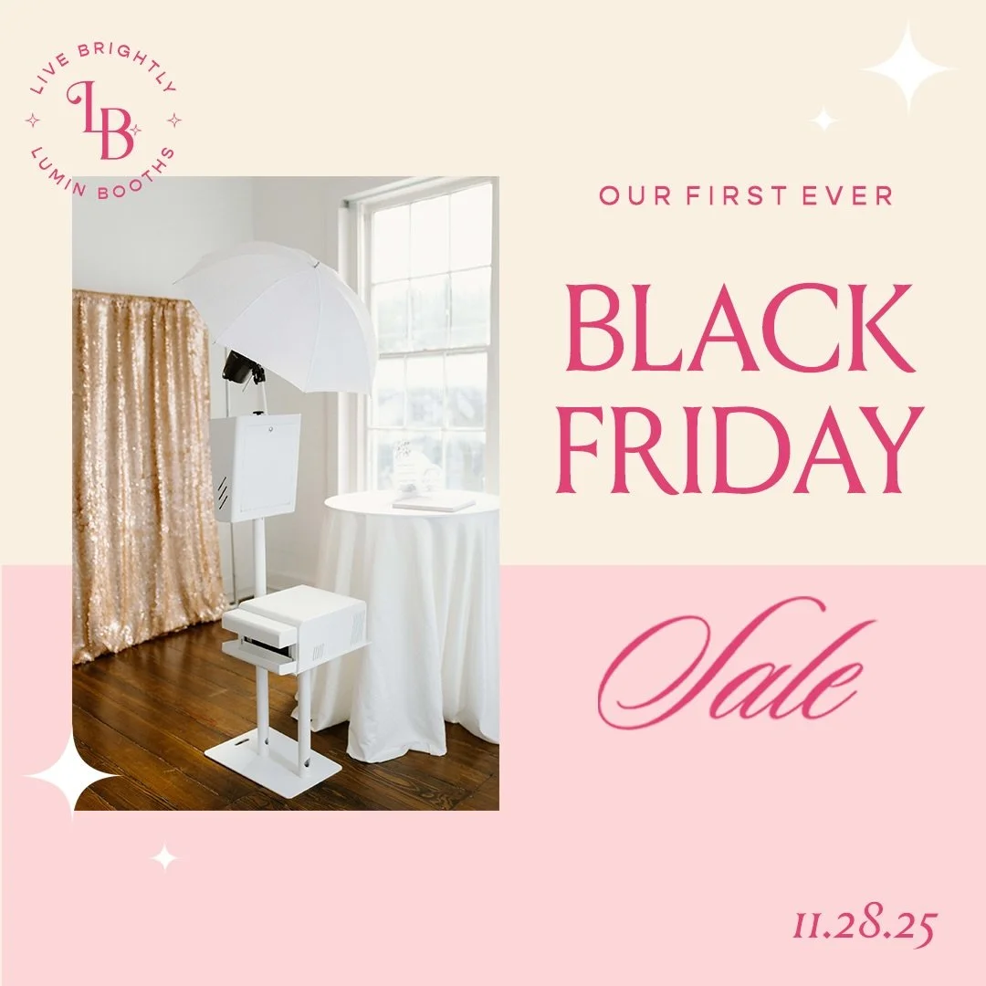 Mark your calendars &mdash; our very FIRST Black Friday Sale goes live 11.28.25! ✨🗓️

#blackfridaysale #downtownsanantonio #photoboothsanantonio